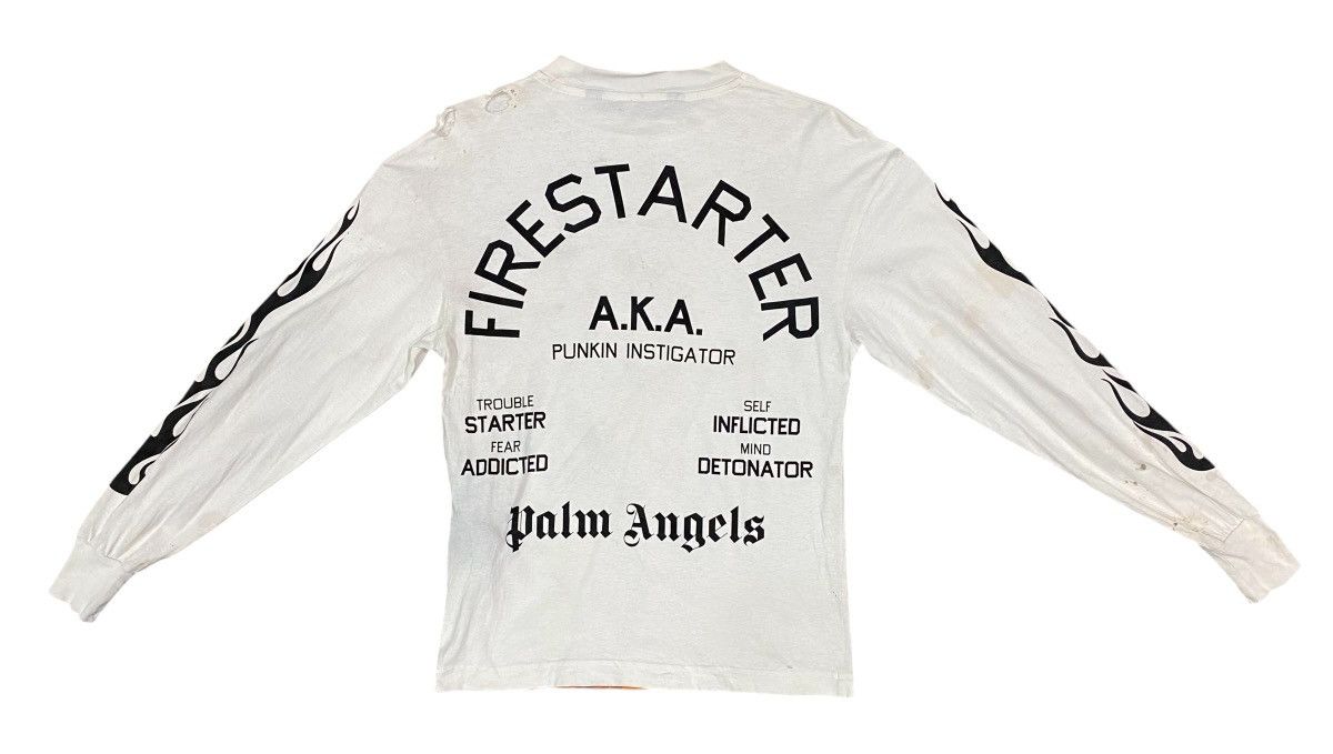 Palm Angels Rare🔥PALM ANGELS Dstressed L/S Shirt sz xs Size US XS / EU 42 / 0 - 8 Thumbnail