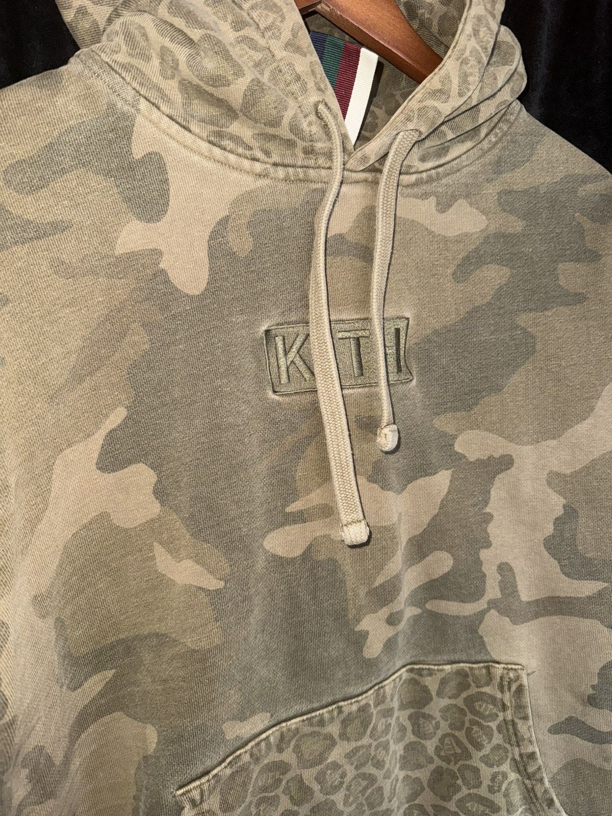 Kith Multi Camo Williams Hoodie Medium- Green Camo