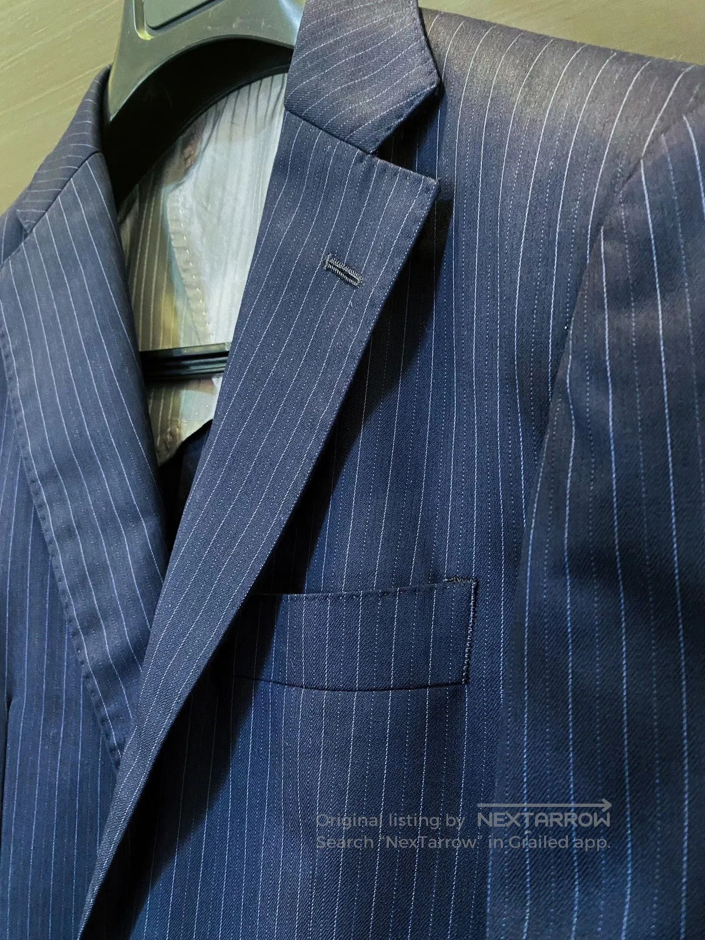 VIC MATI VBC Yuppie Style Midnight Blue Custom Suit. Size US M / EU 48-50 / 2 - 4 Thumbnail