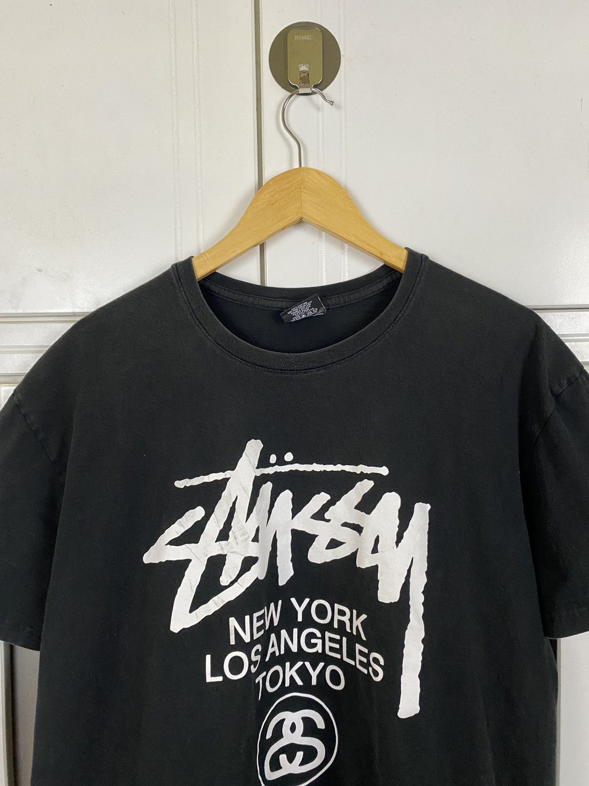 Stussy × Vintage Stussy Tour Tee Size US L / EU 52-54 / 3 - 3 Thumbnail