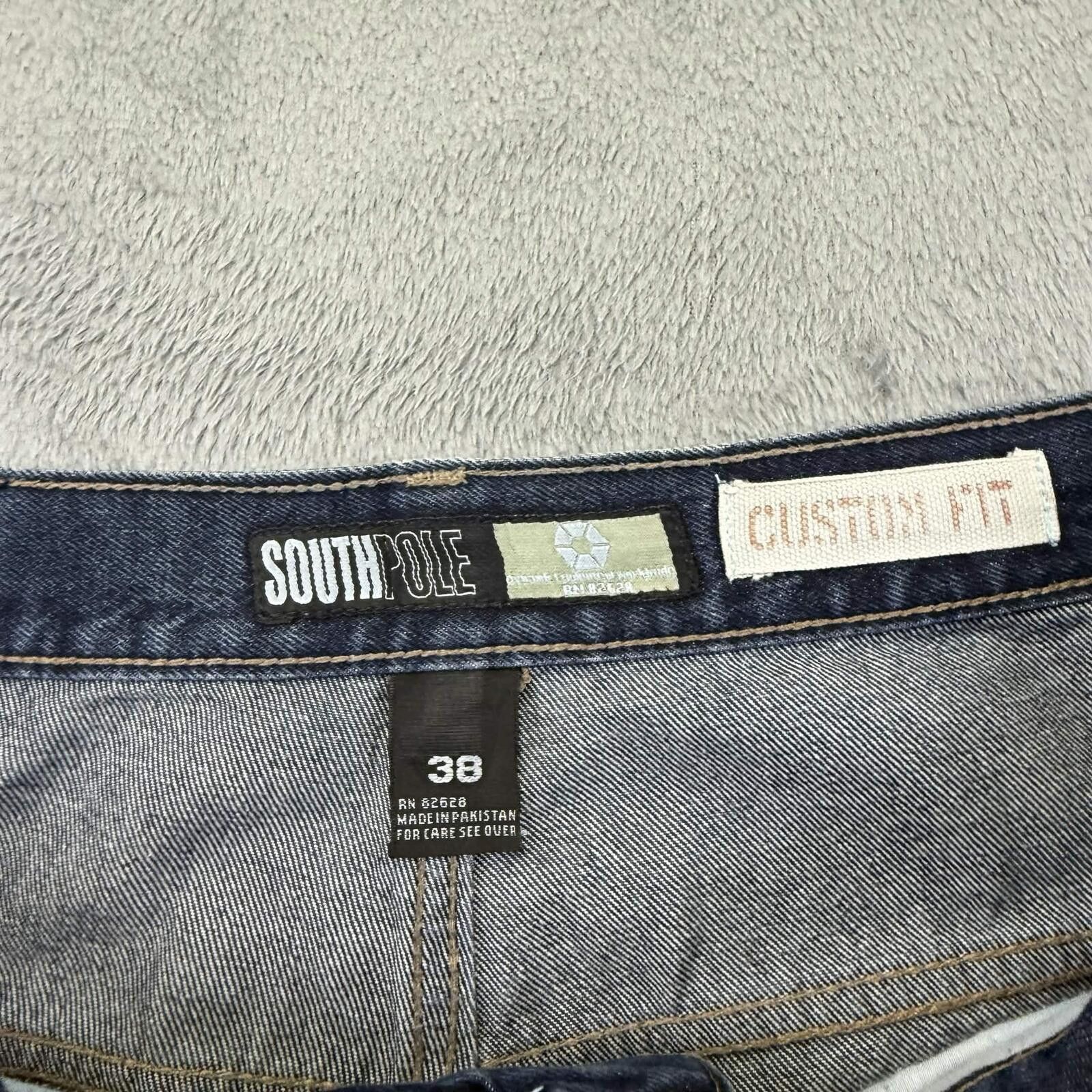 Southpole Southpole Custom Fit Jeans Blue Wide Leg Baggy Denim Size US 38 / EU 54 - 2 Thumbnail