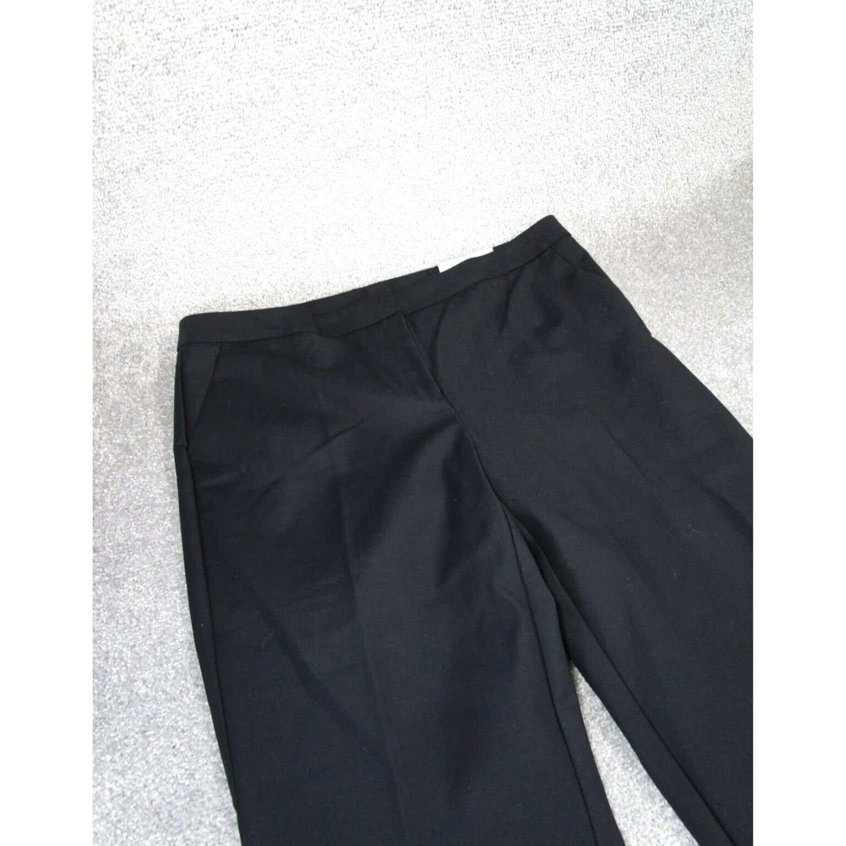 Vintage Chicos Womens Classic Black Trouser Ankle Pants 16 US 3 Flex Waistband NEW Size 38" / US 16 / IT 52 - 4 Thumbnail