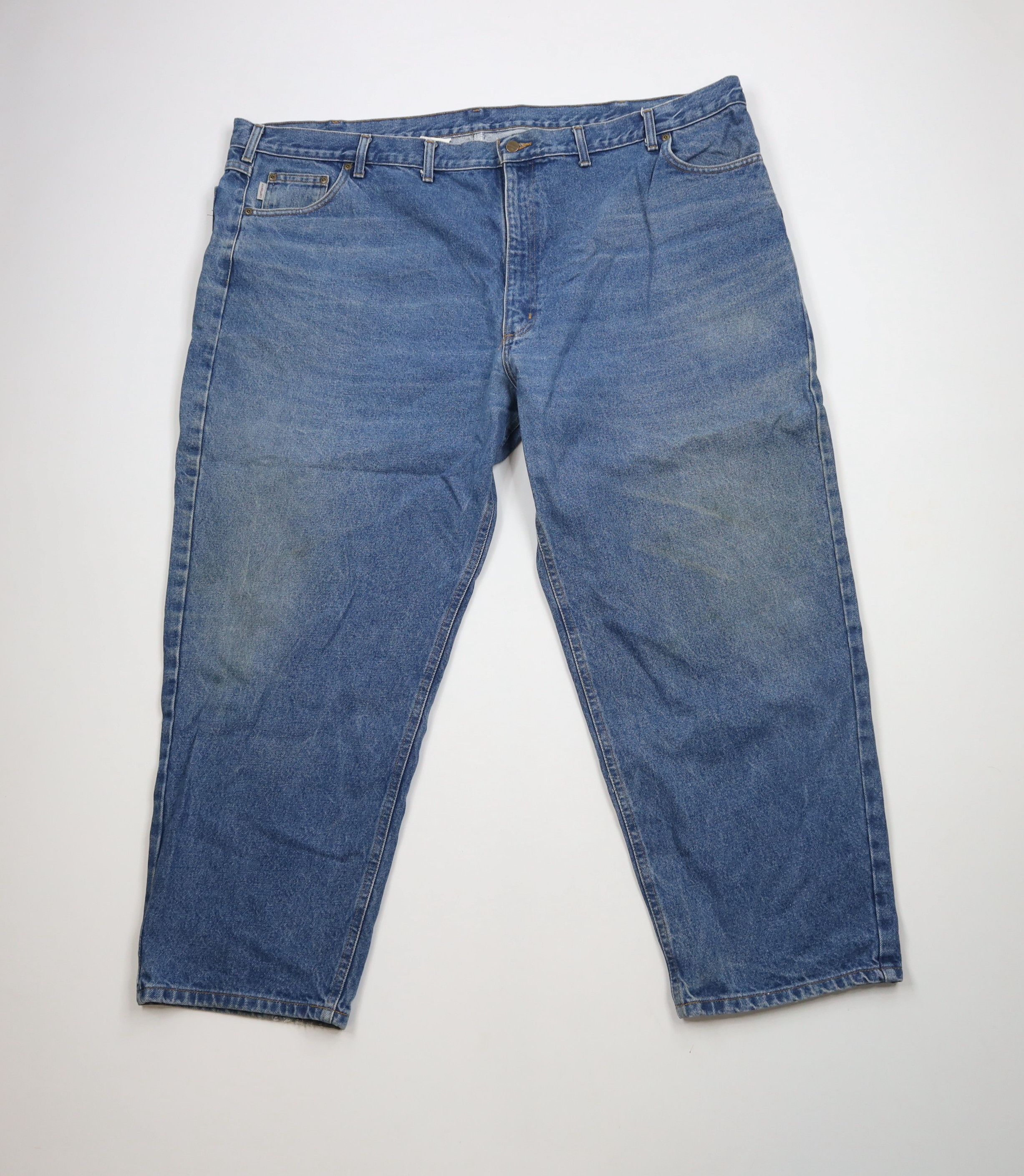 Carhartt × Vintage Vintage Y2K Carhartt Spell Out Relaxed Fit Wide Leg Jeans Size US 44 / EU 60 - 1 Thumbnail