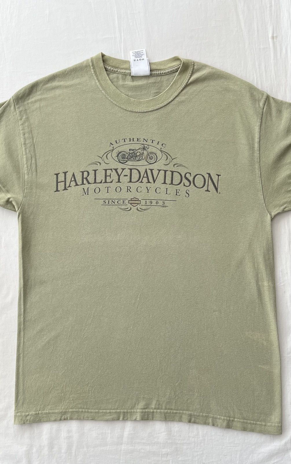 Harley Davidson Vintage 2003 Harley Davidson Downtown Seattle WA T-shirt Size US L / EU 52-54 / 3 - 3 Thumbnail