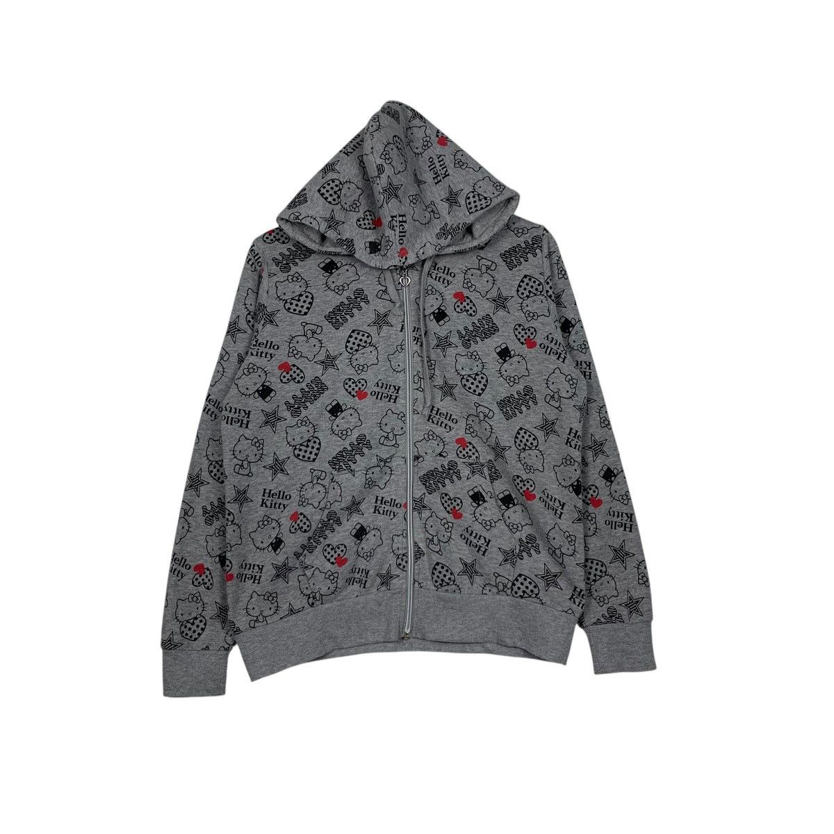 Anime HELLO KITTY Fullprint Zipper Hoodies Sweatshirt #1856-C81 Size L / US 10 / IT 46 - 1 Thumbnail