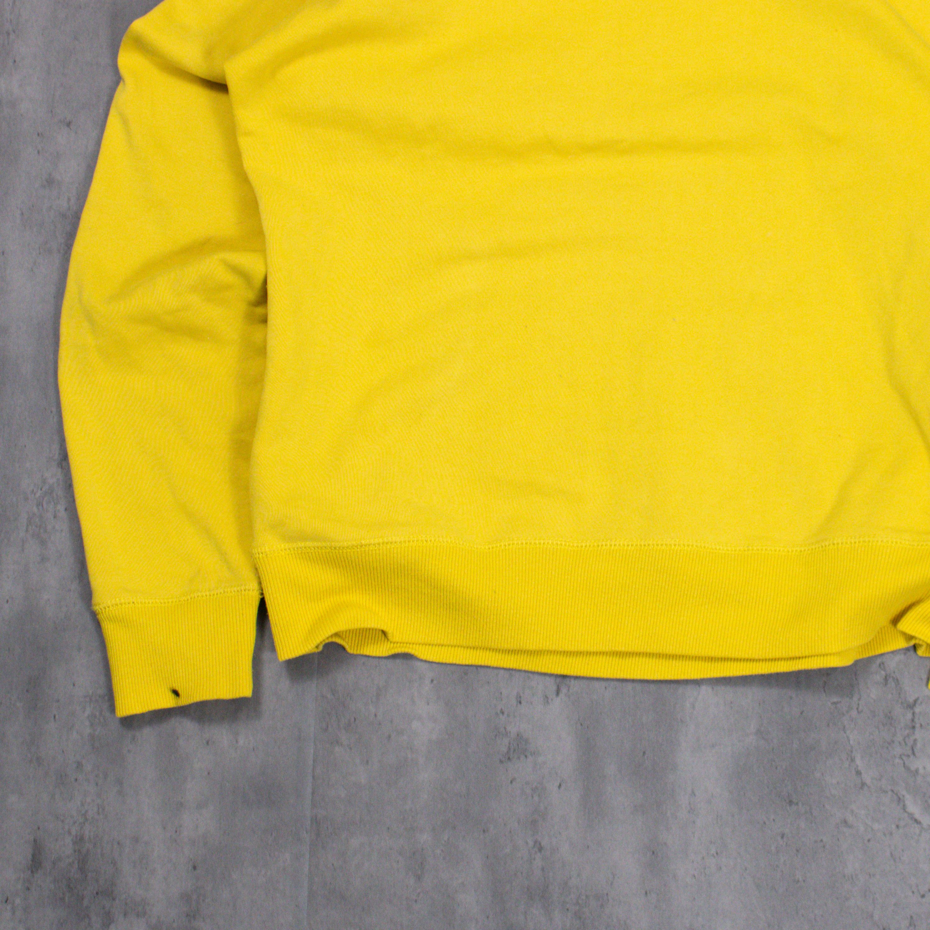 Abercrombie & Fitch Y2K 00'S GRG Montreal Yellow Mall Core Grunge Yellow Hoodie Size US M / EU 48-50 / 2 - 8 Thumbnail