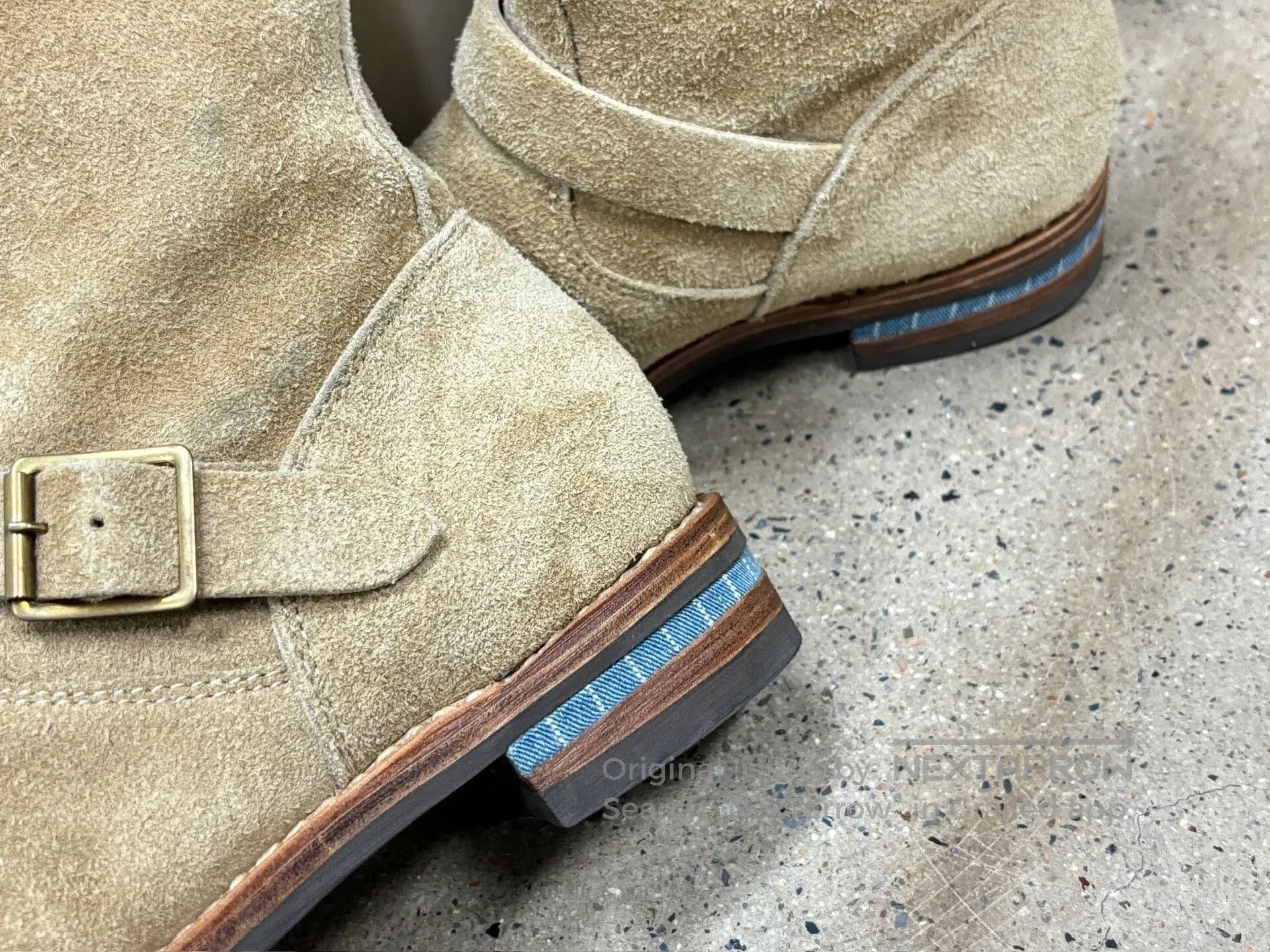 Visvim Visvim T.W.O. Beige Engineer Boots. Size US 10 / EU 43 - 4 Thumbnail
