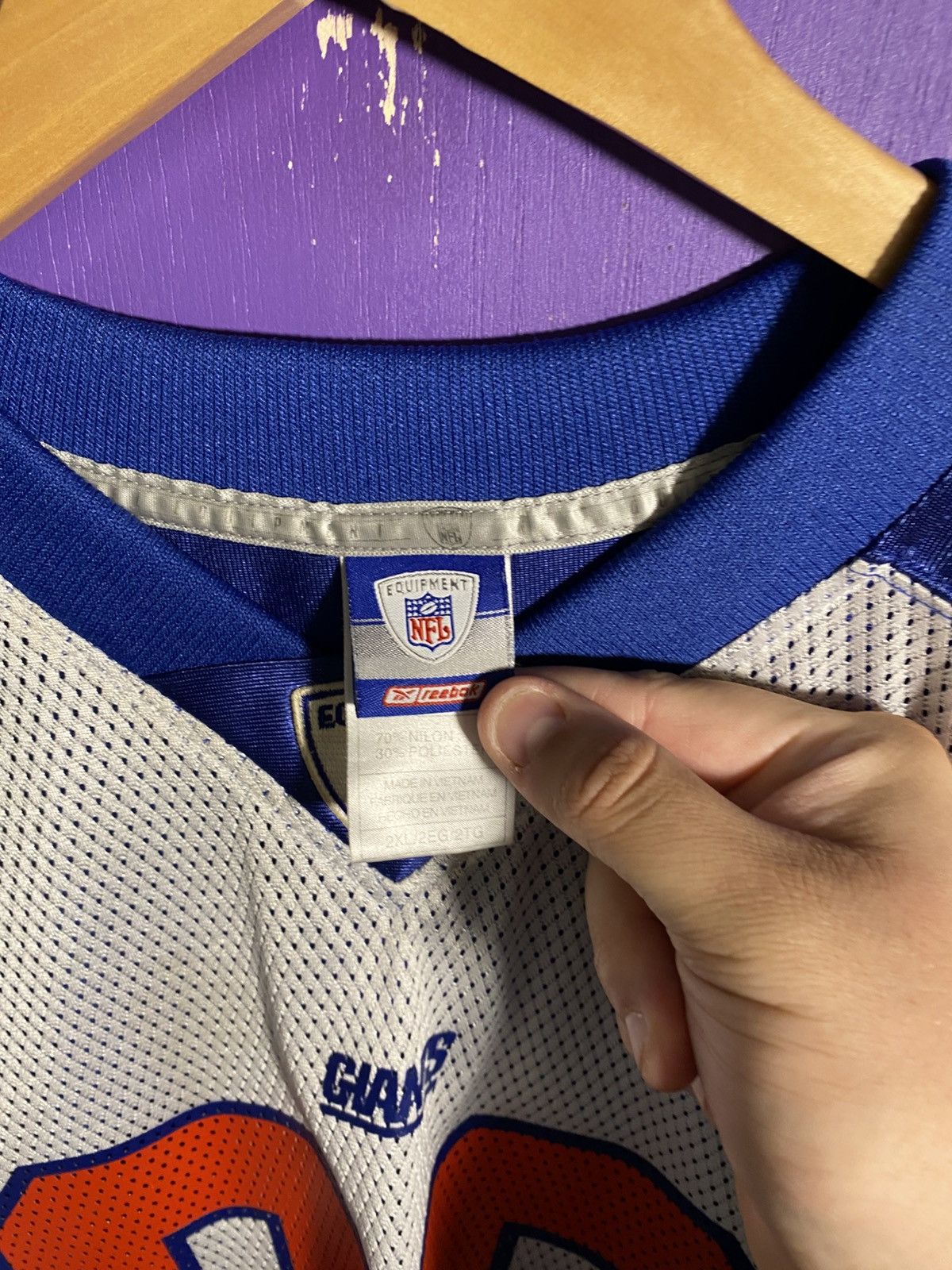 NFL Vintage 00s NFL New York giants jeremy shockey jersey Size US XXL / EU 58 / 5 - 4 Thumbnail