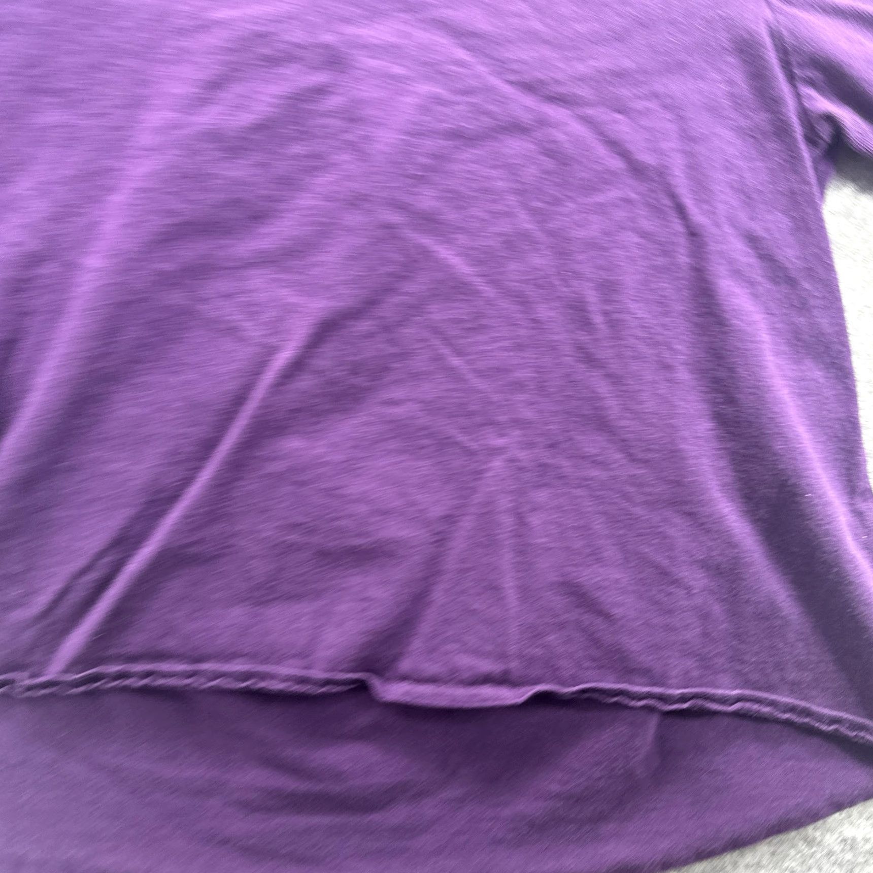 Bell Bryn Walker Shirt Womens Medium Purple Bell Sleeve 100% Cotton Made USA Size M / US 6-8 / IT 42-44 - 6 Thumbnail