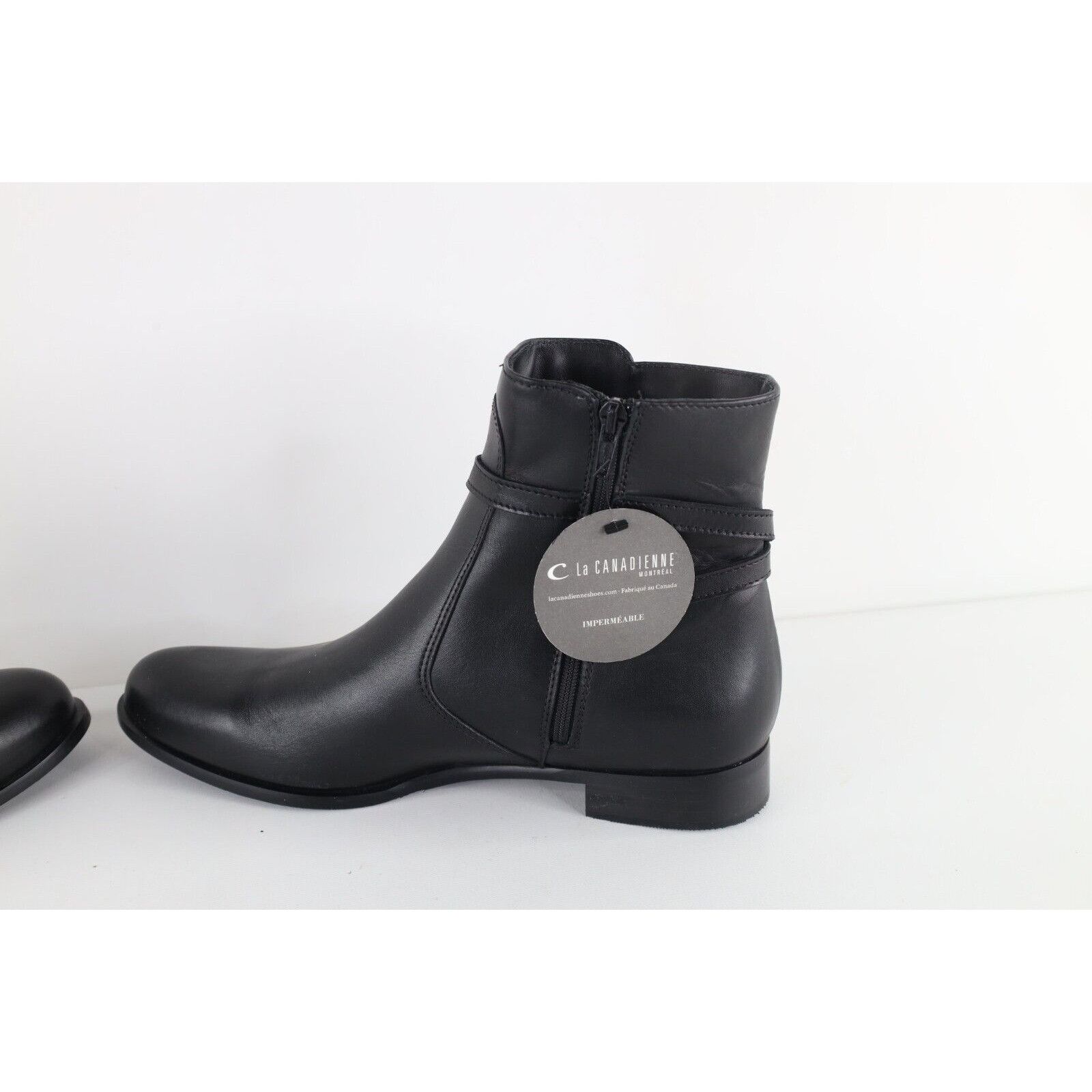 Vintage New La Canadienne Waterproof Leather Side Zip Chelsea Boots Size US 11 / IT 41 - 6 Thumbnail