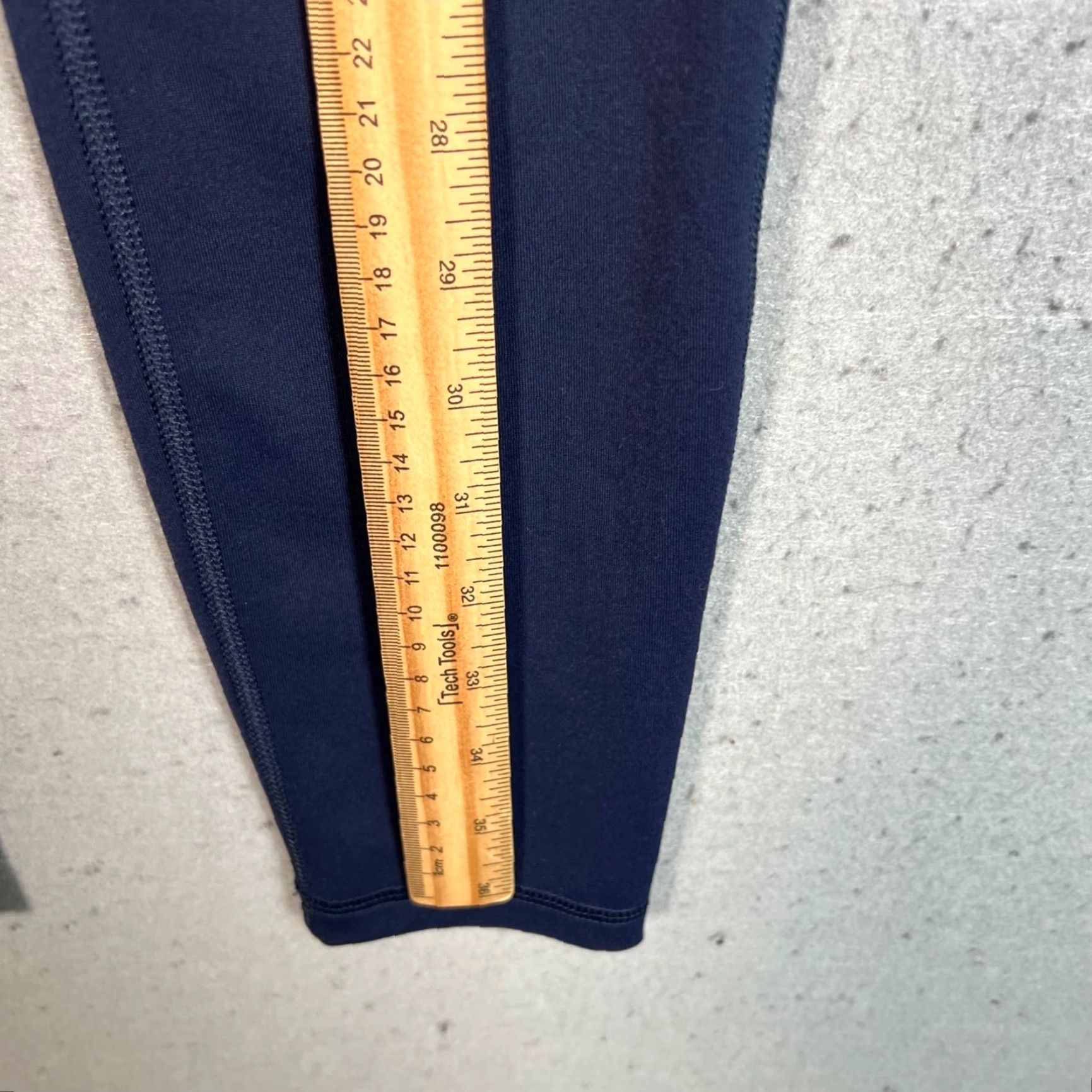 J.Crew J. Crew Womens XS Navy High-Waisted Leggings Supplex Nylon Lycra Blend Size XS Size 26" / US 2 / IT 38 - 7 Thumbnail