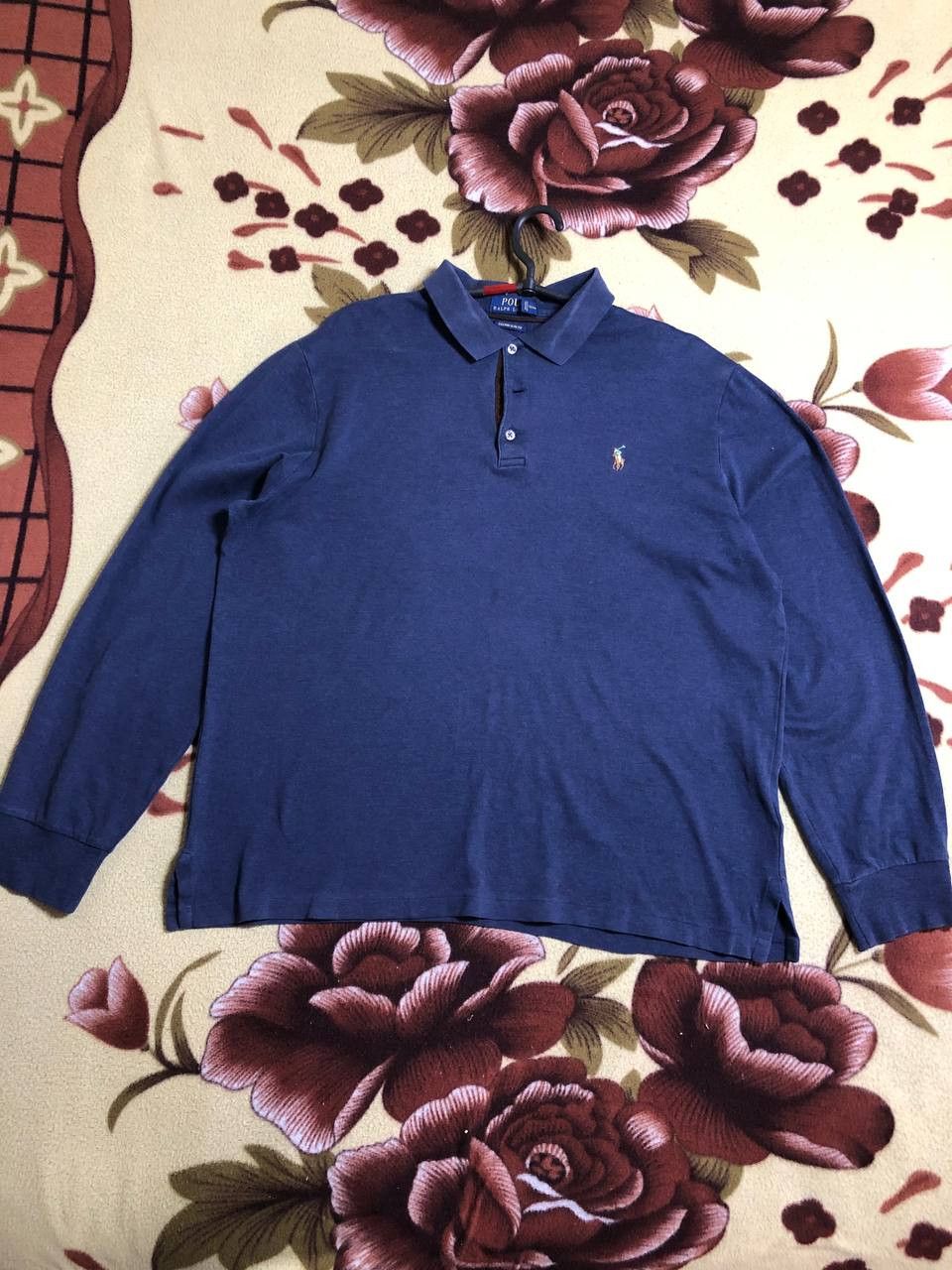 Polo Ralph Lauren Polo By Ralph Lauren Men’s Shirt Navy Large Long Sleeve Size US L / EU 52-54 / 3 - 1 Thumbnail