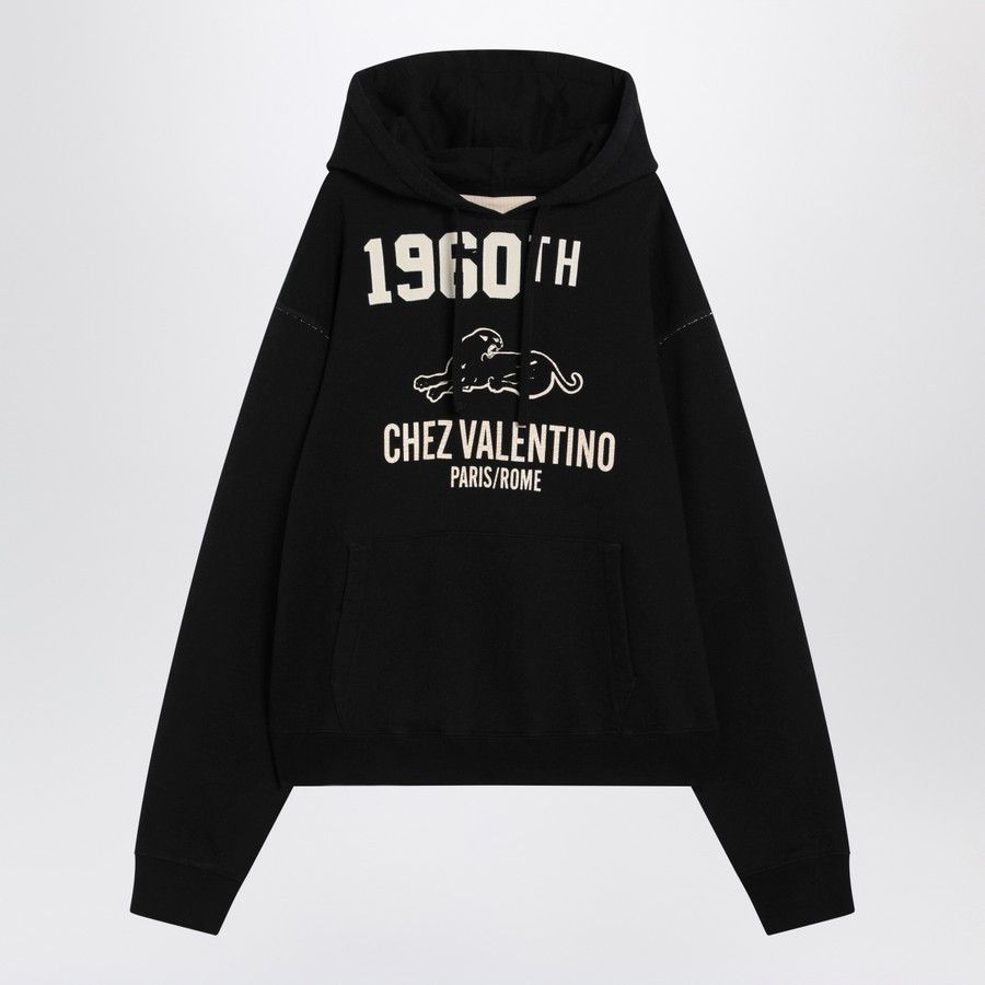 Valentino o1d2blof1025 Hoodie 1960 Chez Valentino in Black Size US M / EU 48-50 / 2 - 1 Thumbnail