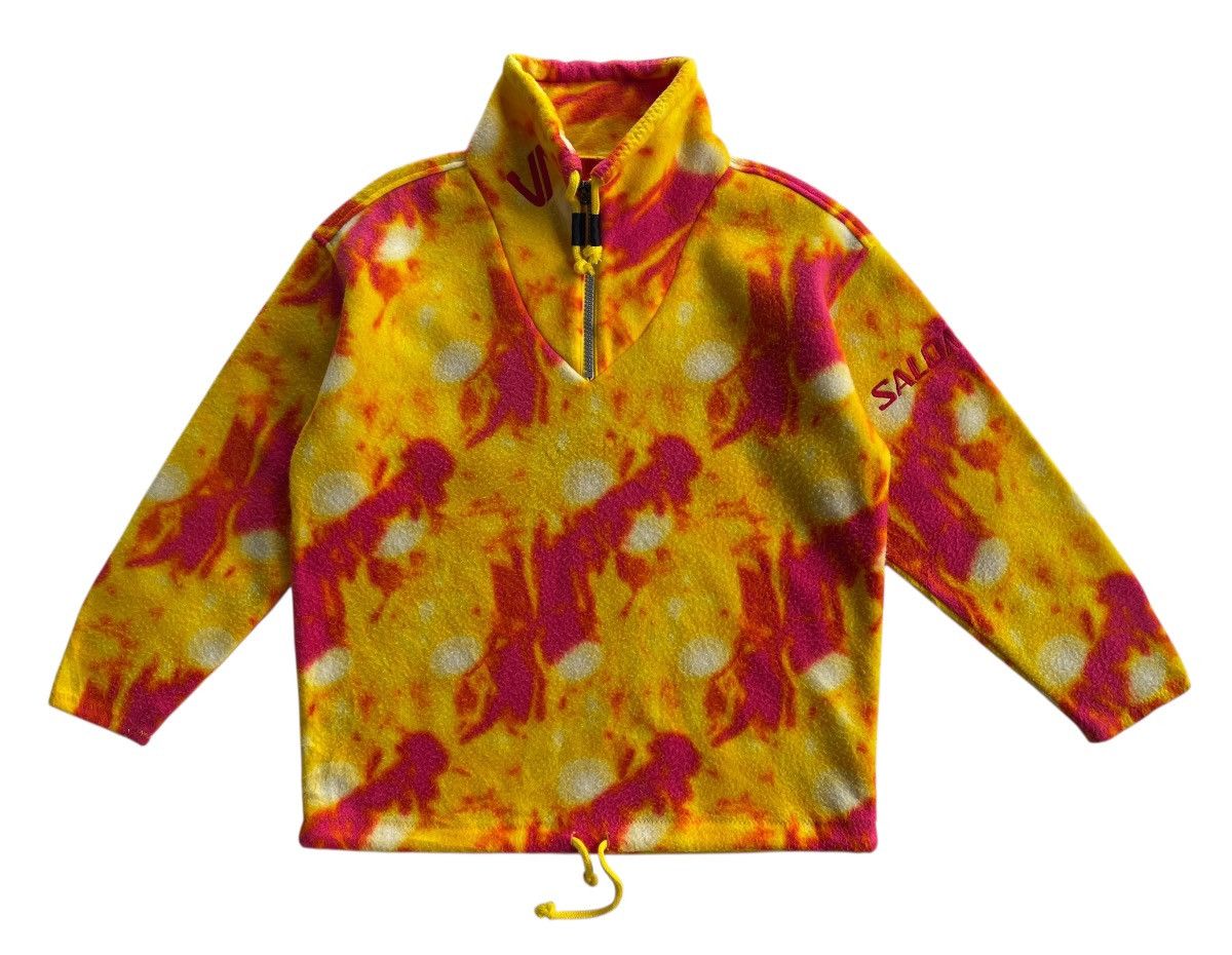 Salomon Vintage Salomon Unisex Pullover Printed Fleece Size US S / EU 44-46 / 1 - 3 Thumbnail