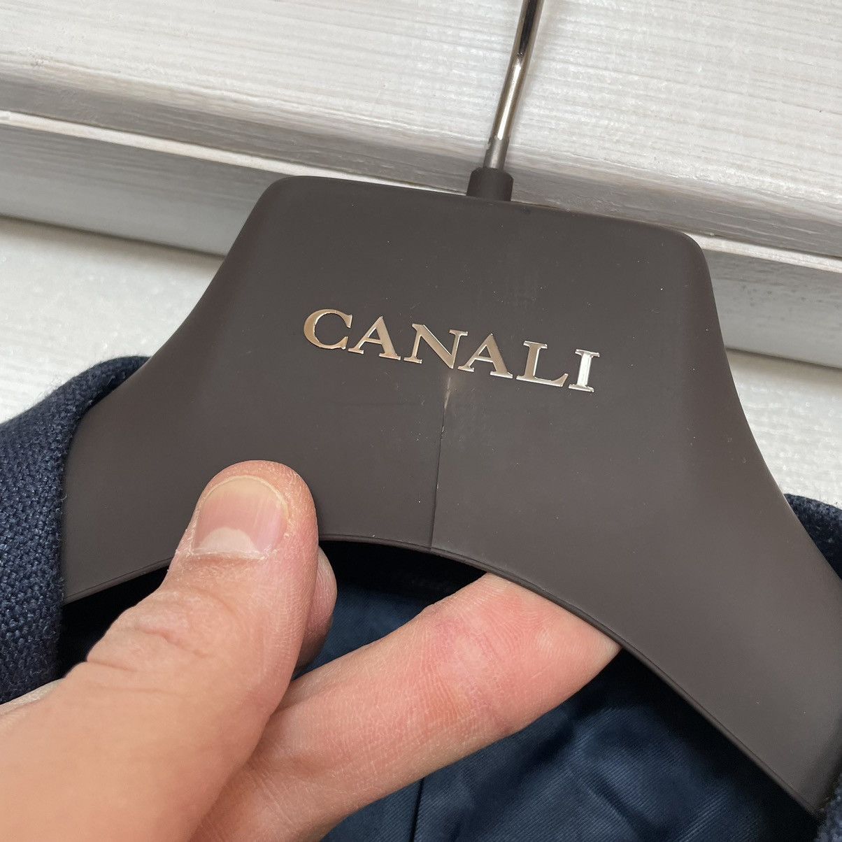 Canali 56 R 7 Canali Wool silk button Blazer jacket bomber old luxu Size US XL / EU 56 / 4 - 5 Thumbnail