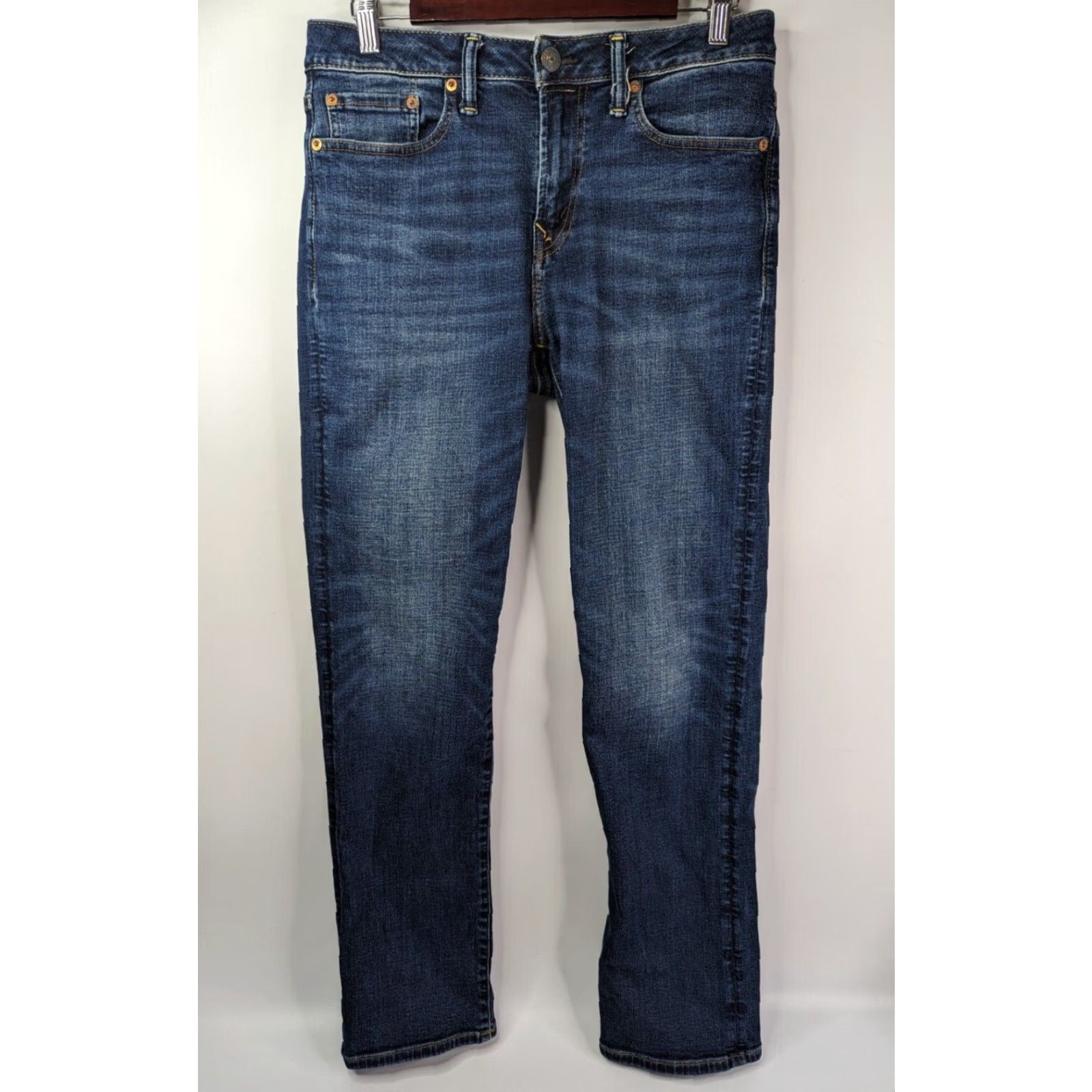 American Eagle Outfitters **American Eagle Relaxed Straight Jeans Mens 32X33 Blue Denim** User: American Eagle Relaxed Straight Jeans Mens 32X33 Blue Denim Size US 32 / EU 48 - 2 Thumbnail