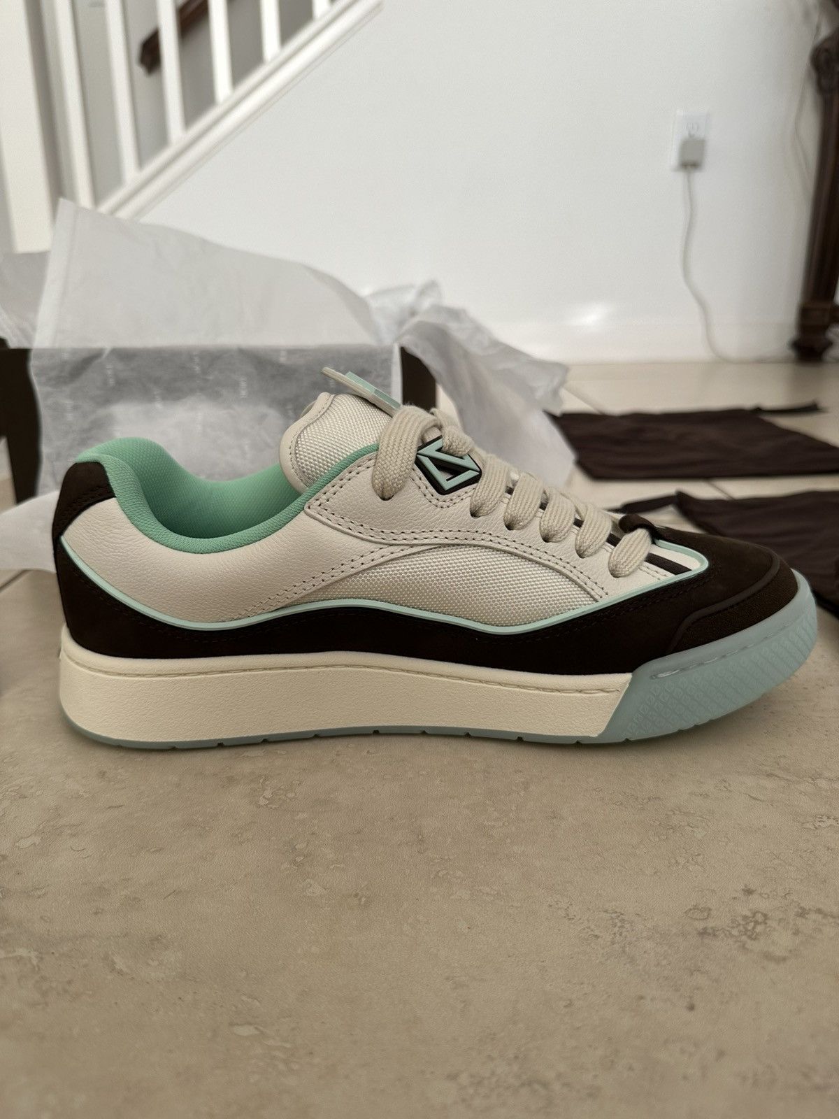 Dior × Travis Scott Travis Scott x Dior B713 Cream Mocha Size US 10.5 / EU 43-44 - 14 Thumbnail