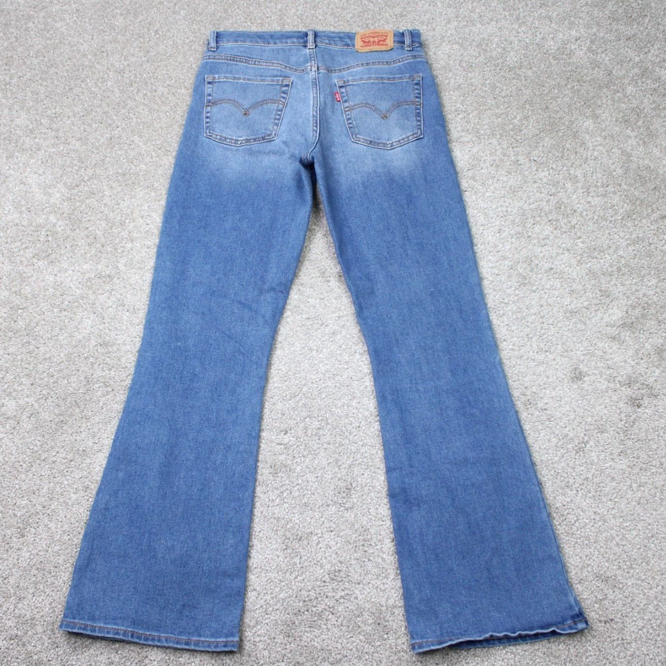 Levi's Levi’s Jeans Womens 16 Blue 726 Flare Leg 5-Pocket Cotton Blend Stretch Denim Size 38" / US 16 / IT 52 - 5 Thumbnail