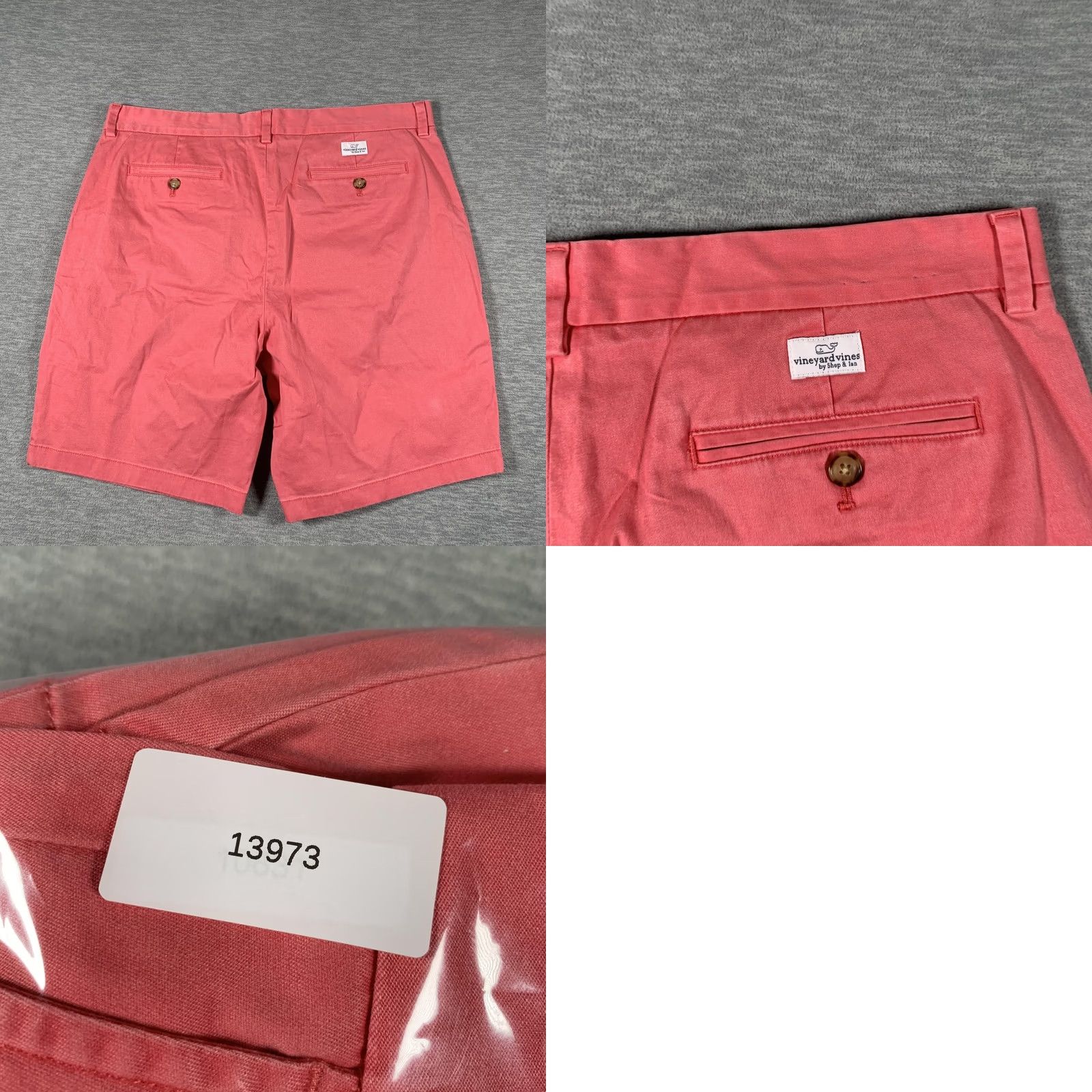 Vineyard Vines Vineyard Vines Shorts Mens 35 Pink Chino Stretch Flat Front Casual Summer Size US 35 - 8 Thumbnail