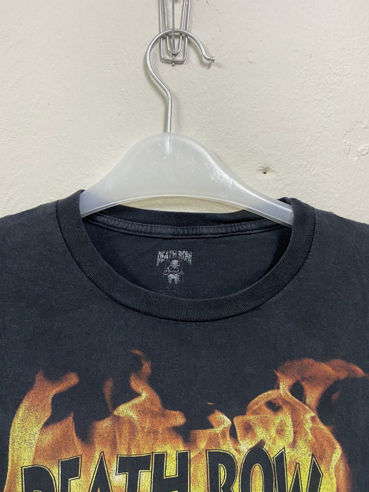 Band Tees × Death Row Records × Vintage Death Row Records flame Tee Size US L / EU 52-54 / 3 - 3 Thumbnail