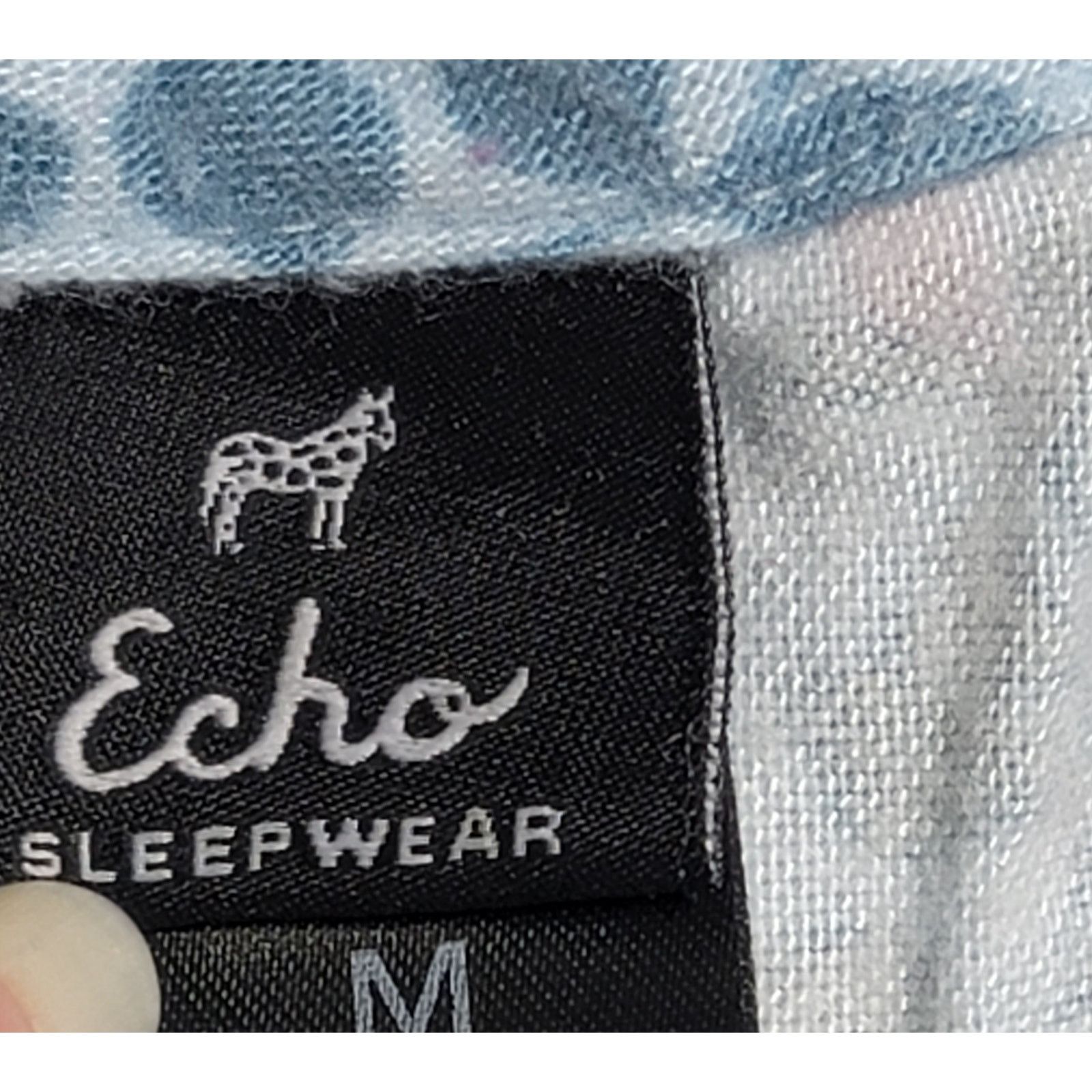 Other Echo Light Blue Owl Print Spaghetti Strap Sleepwear Medium Size M / US 6-8 / IT 42-44 - 3 Thumbnail