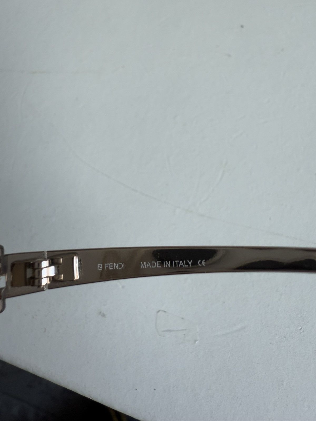 Fendi × Vintage Vintage y2k Fendi rose gold rimless sunglasses avantgarde Size ONE SIZE - 10 Thumbnail