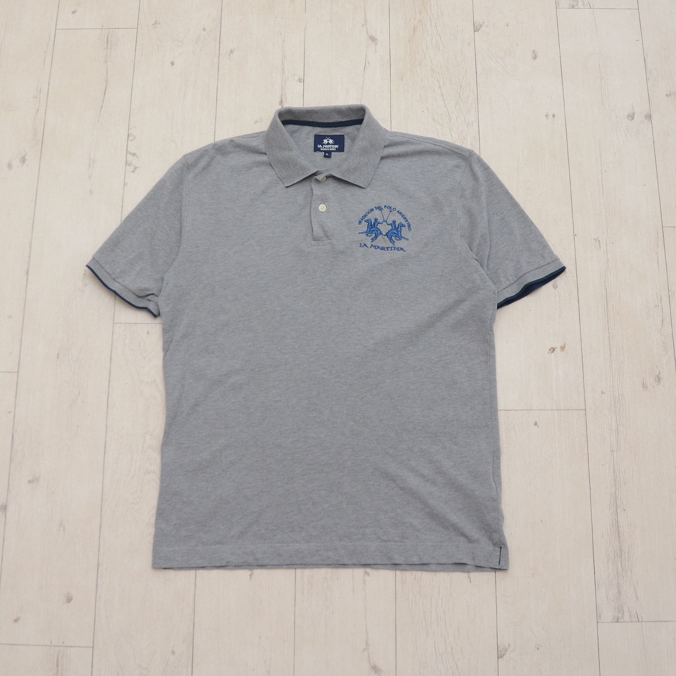 La Martina La Martina Buenos Aires Polo Team Shirt Sport Style Y2K Size US L / EU 52-54 / 3 - 1 Thumbnail