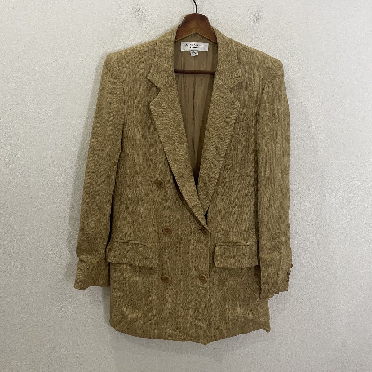 Anne Klein Vintage 90s Anne Klein 11 Petites Coat Jacket Size L / US 10 / IT 46 - 1 Thumbnail