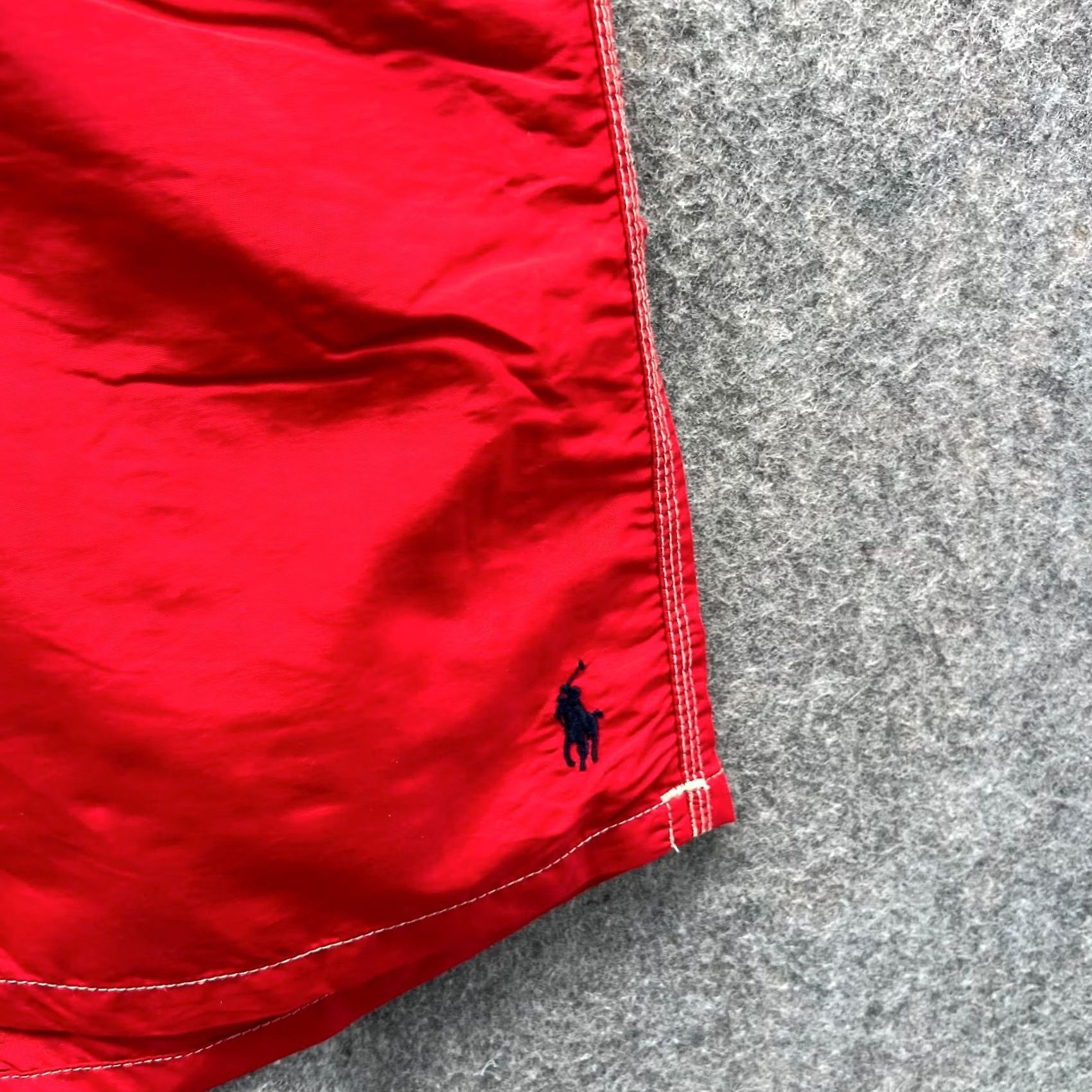 Polo Ralph Lauren Polo Ralph Lauren Board Shorts Men Medium Red Swimwear Trunks Drawstring Pony Size US M / EU 48-50 / 2 - 6 Thumbnail