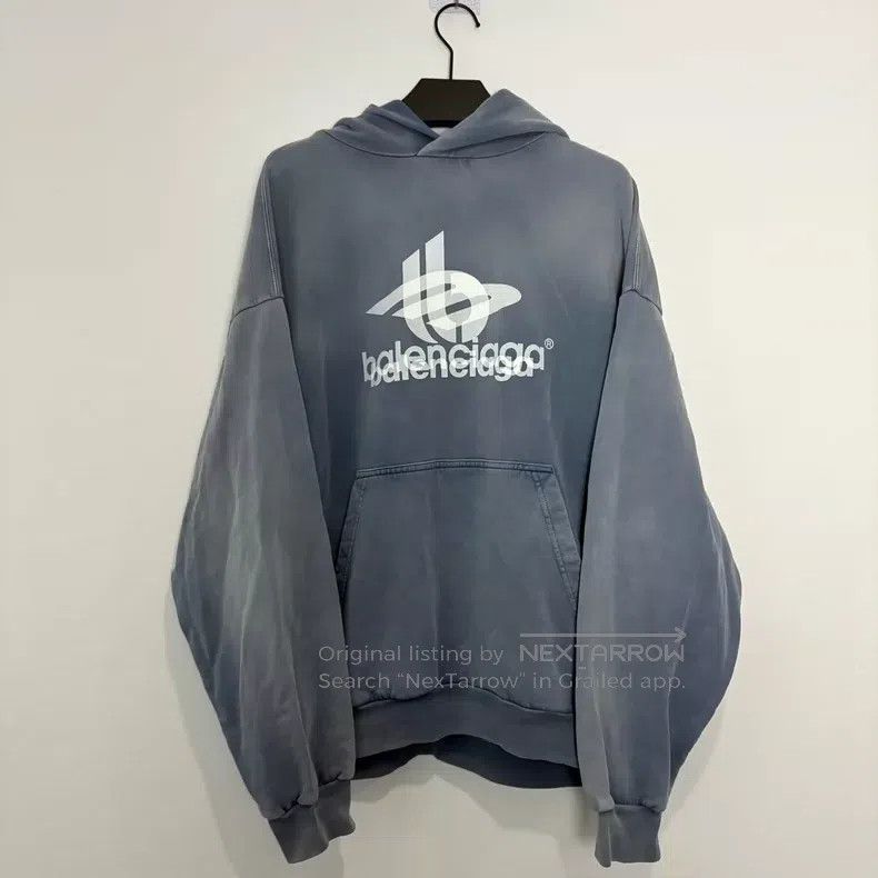 Balenciaga Balenciaga Phantom overlap 3B gradient blue wash distresse Size US XS / EU 42 / 0 - 1 Thumbnail