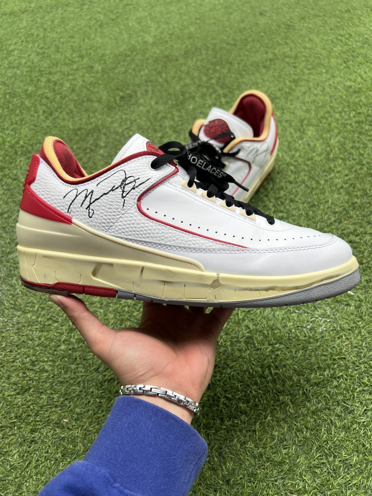 Jordan Brand × Off-White ✋Off-White x AJ2 Low Retro SP 