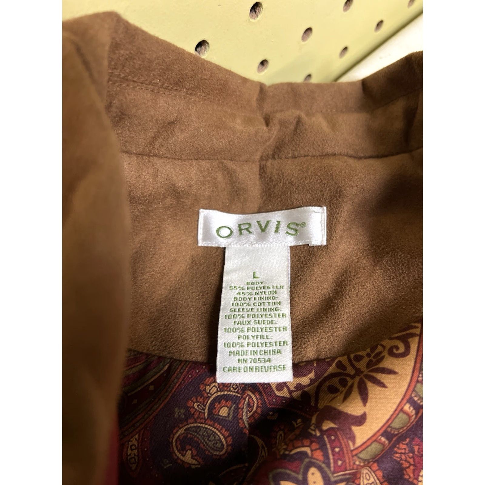 Orvis Orvis Women’s Red Plaid Quilted Chore Coat Jacket Button Down Sz Large Pockets Size L / US 10 / IT 46 - 4 Thumbnail