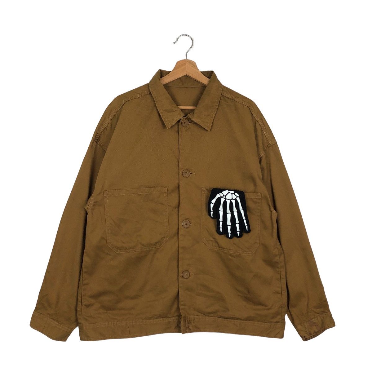 Japanese Brand 🔥VINTAGE HIKORY CHORE JACKET GU JAPAN INSPIRE ISSEY MIYAKE Size US XL / EU 56 / 4 - 1 Thumbnail