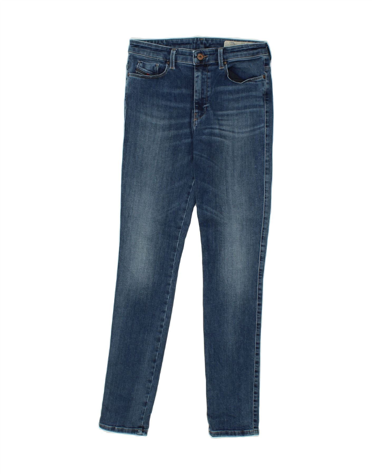 Diesel Womens Skinny Jeans W29 L31 Blue Cotton Size 42" / US 20 - 1 Thumbnail