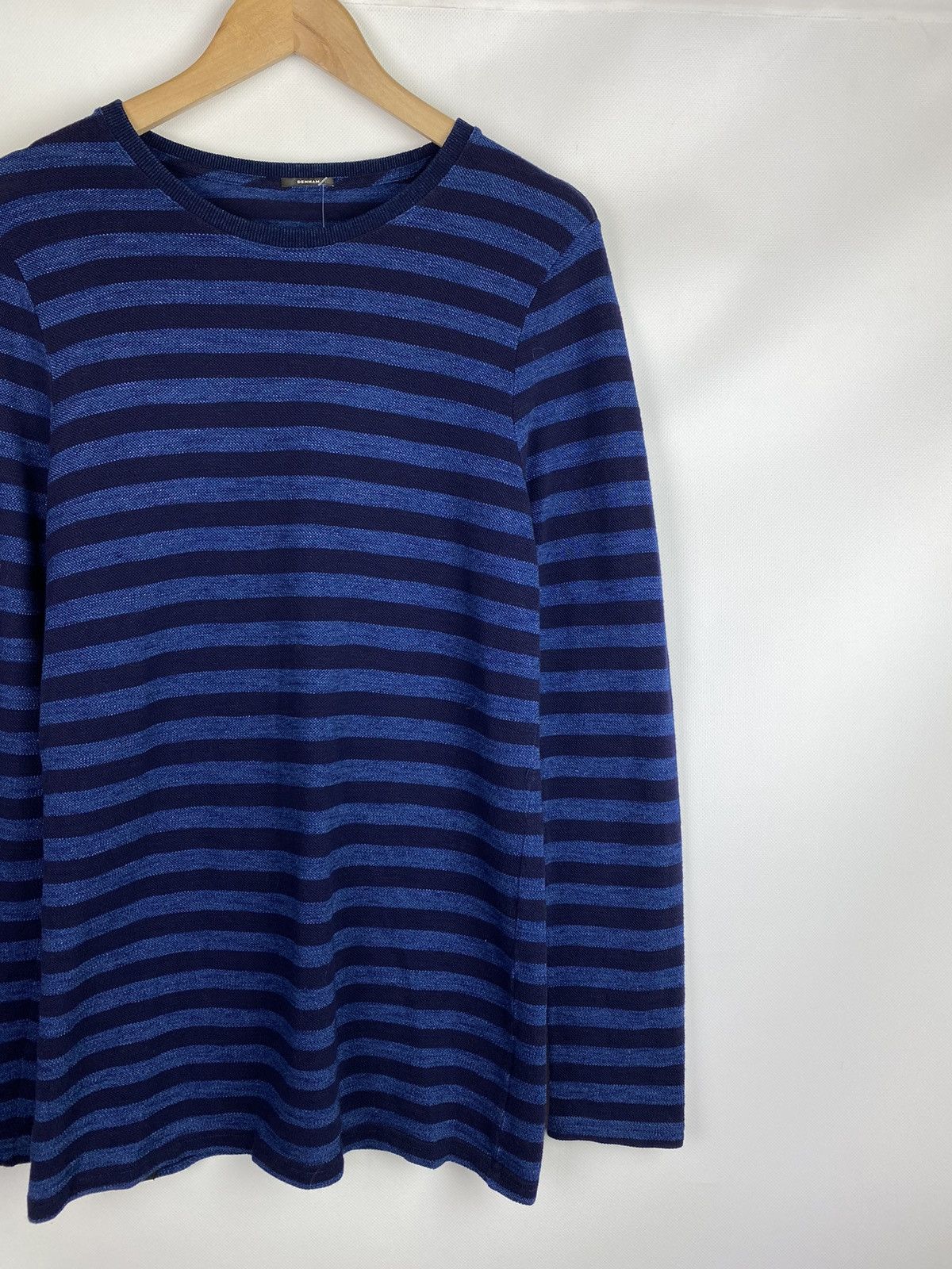 DENHAM × Japanese Brand Denham men’s striped sweatshirt pullover size S Size US S / EU 44-46 / 1 - 3 Thumbnail