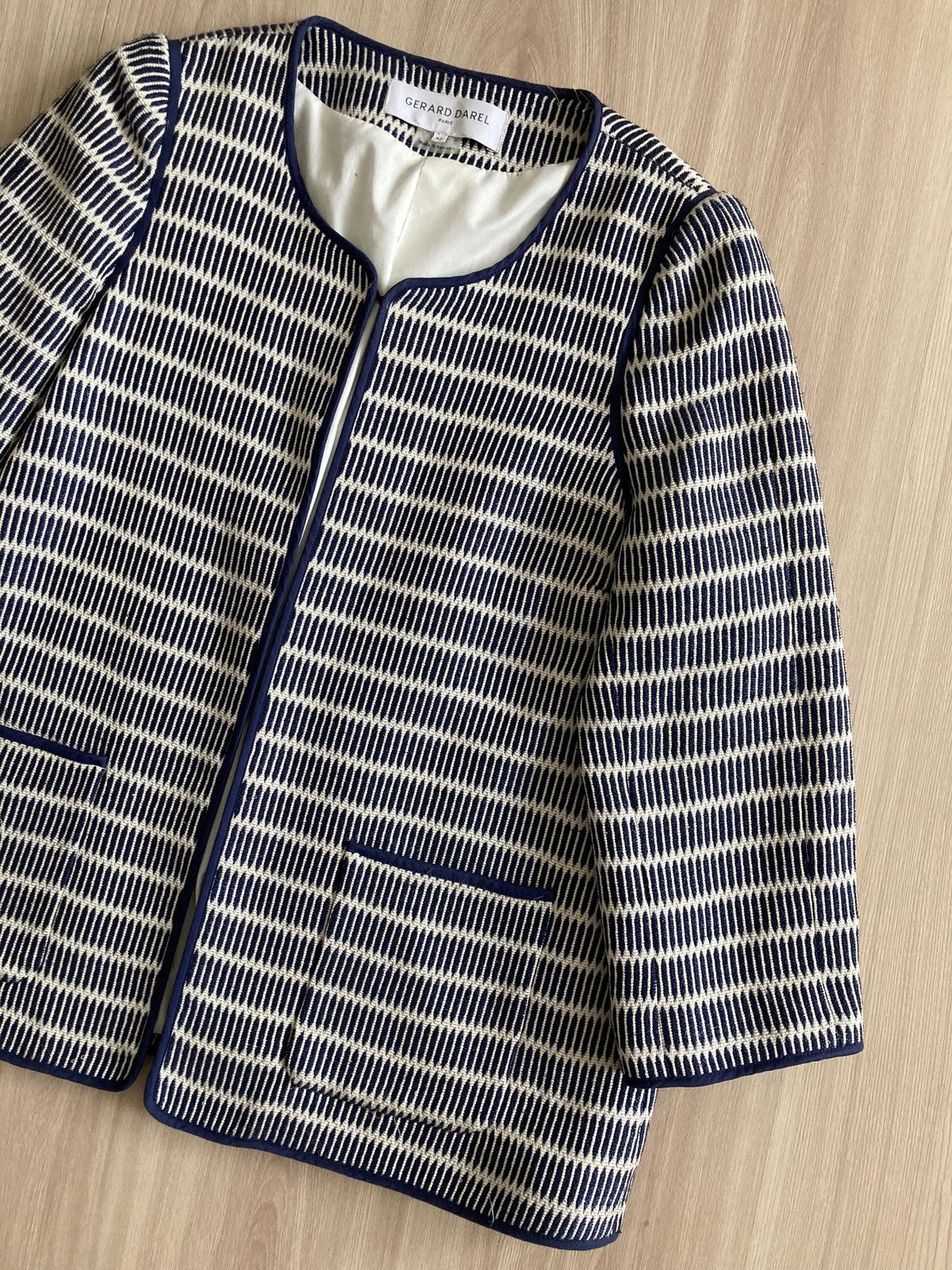 Gerard Darel Vintage Gerard Darel Paris Blazer Jacket 00s Size L / US 10 / IT 46 - 5 Thumbnail