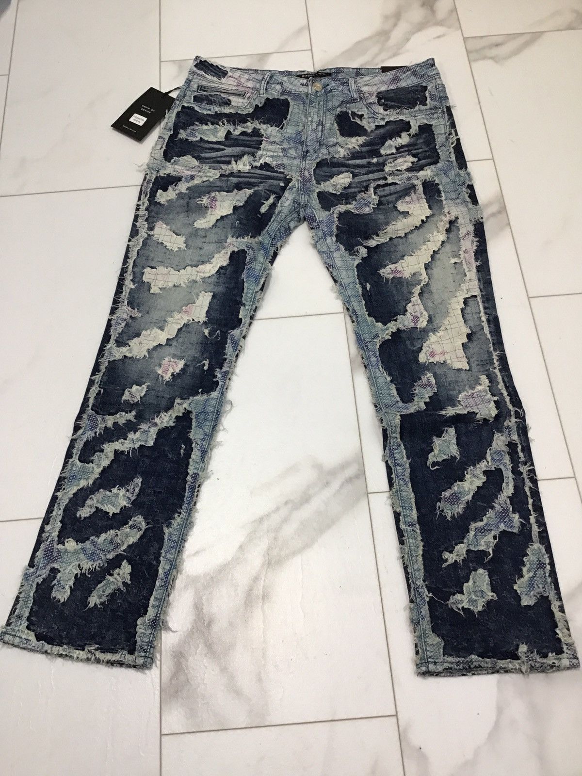 Other Embellish NYC Ace Boro Denim (Light Blue) Size US 40 / EU 56 - 2 Thumbnail