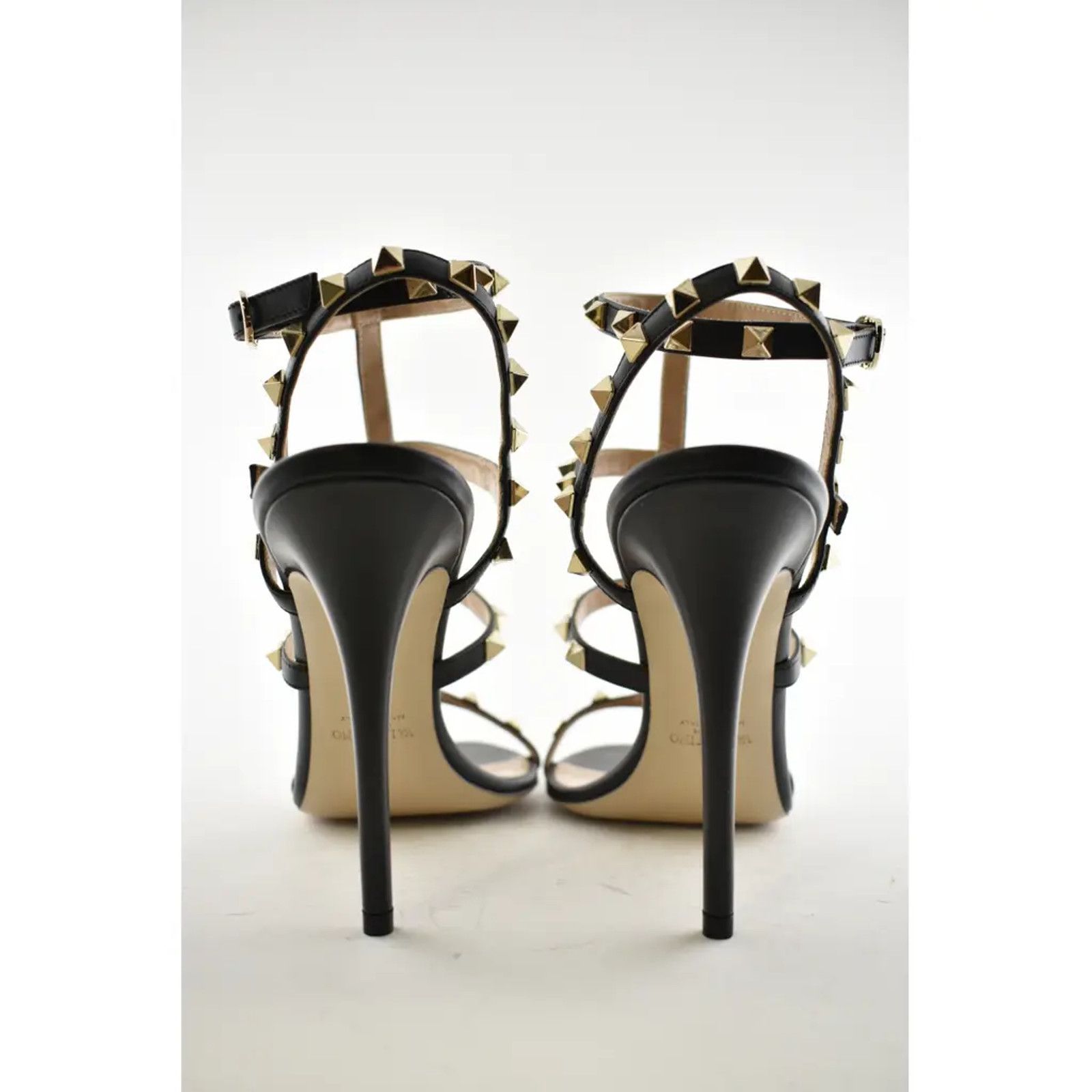 Valentino Rockstud 105 Stud Caged Ankle Strap Sandal Heel Pump 40 Size US 10 / IT 40 - 11 Thumbnail