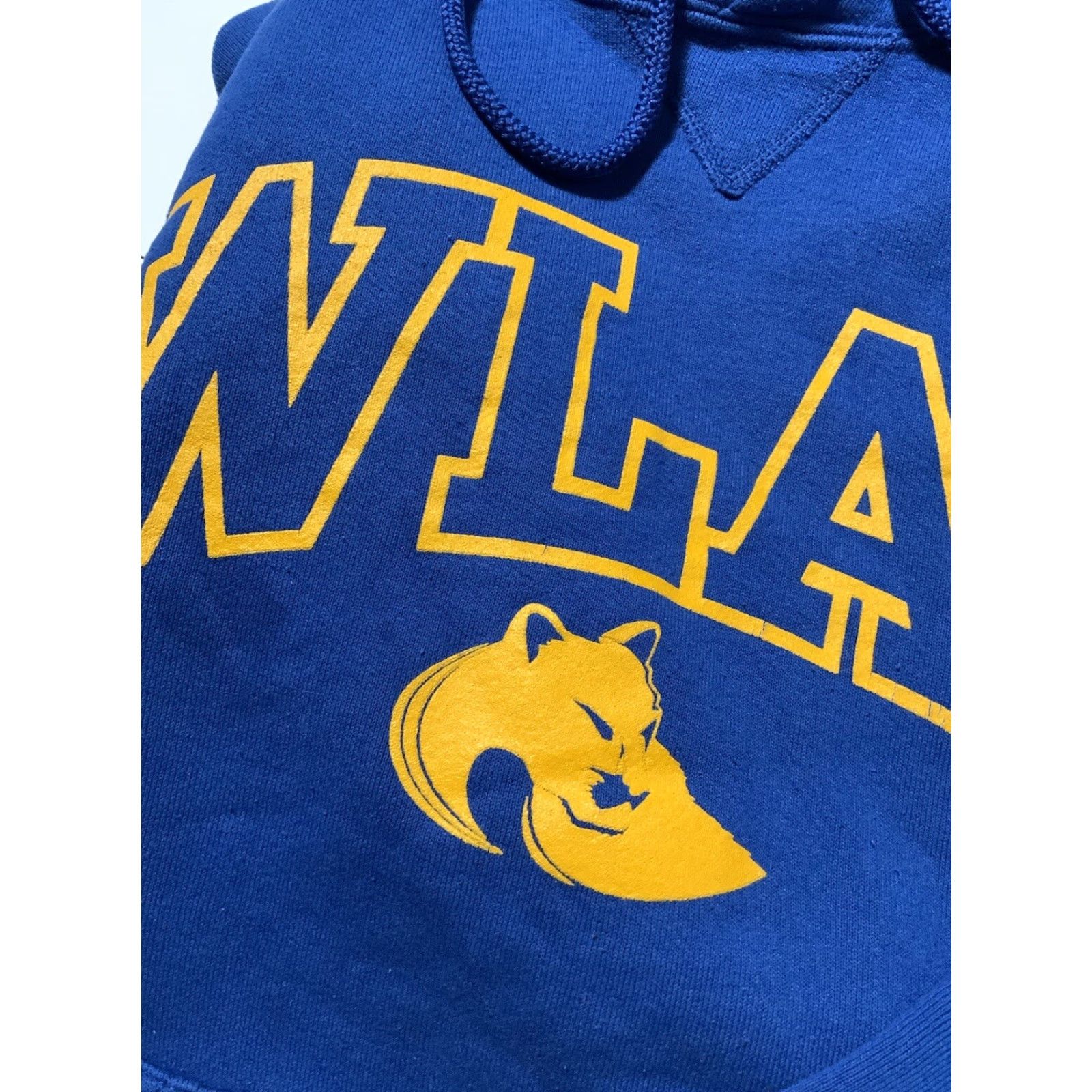 Russell Athletic VINTAGE Russell Athletic WLAC West Los Angeles College Hoodie Mens S Blue Pullover Size US S / EU 44-46 / 1 - 7 Thumbnail