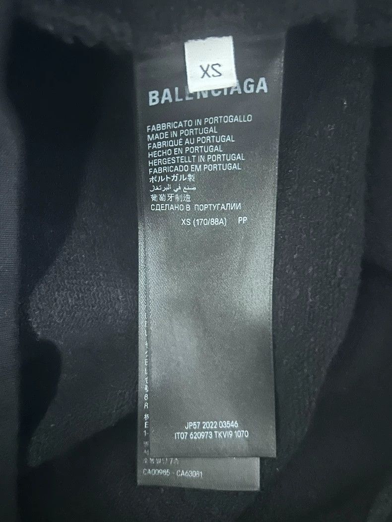 Balenciaga Balenciaga SS23 New Black Monogrammed Wave Cola Embroidered Size US XS / EU 42 / 0 - 4 Thumbnail