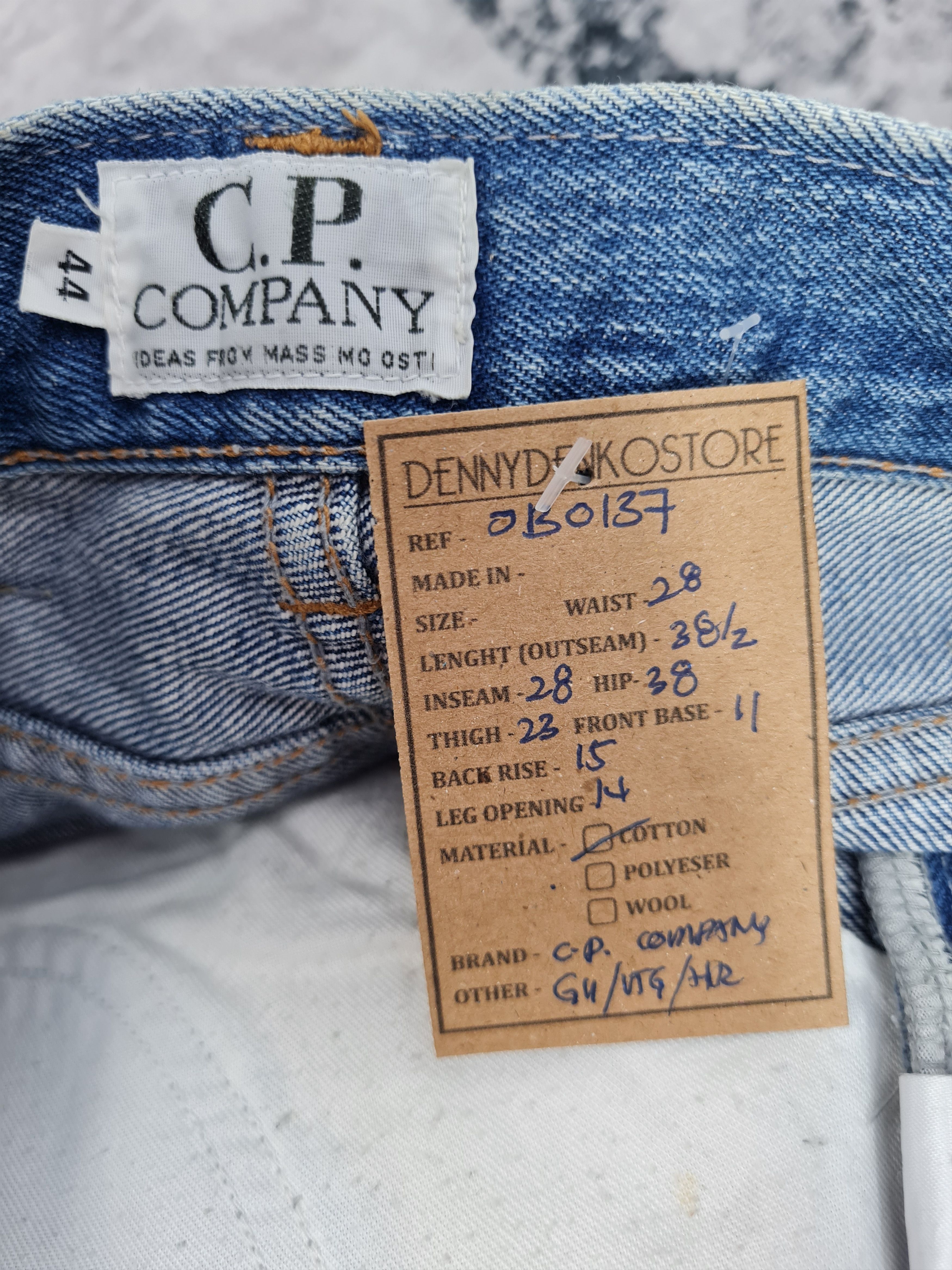 C.P. Company Vtg 90's C.P. COMPANY Straight Cropped Size 28x28 JB0137 Size US 28 / EU 44 - 11 Thumbnail