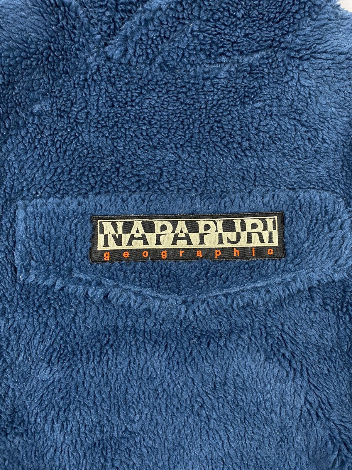 Napapijri Napapijri Patch Curly Sherpa Synchilla Fleece Hoodie Anorak Size US XS / EU 42 / 0 - 6 Thumbnail