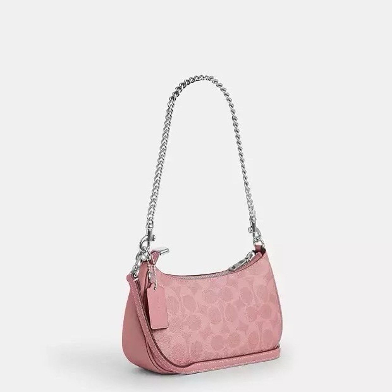Coach NWT Coach Teri Mini Crossbody Bag Canvas CW323 Dusty Pink Size ONE SIZE - 9 Thumbnail