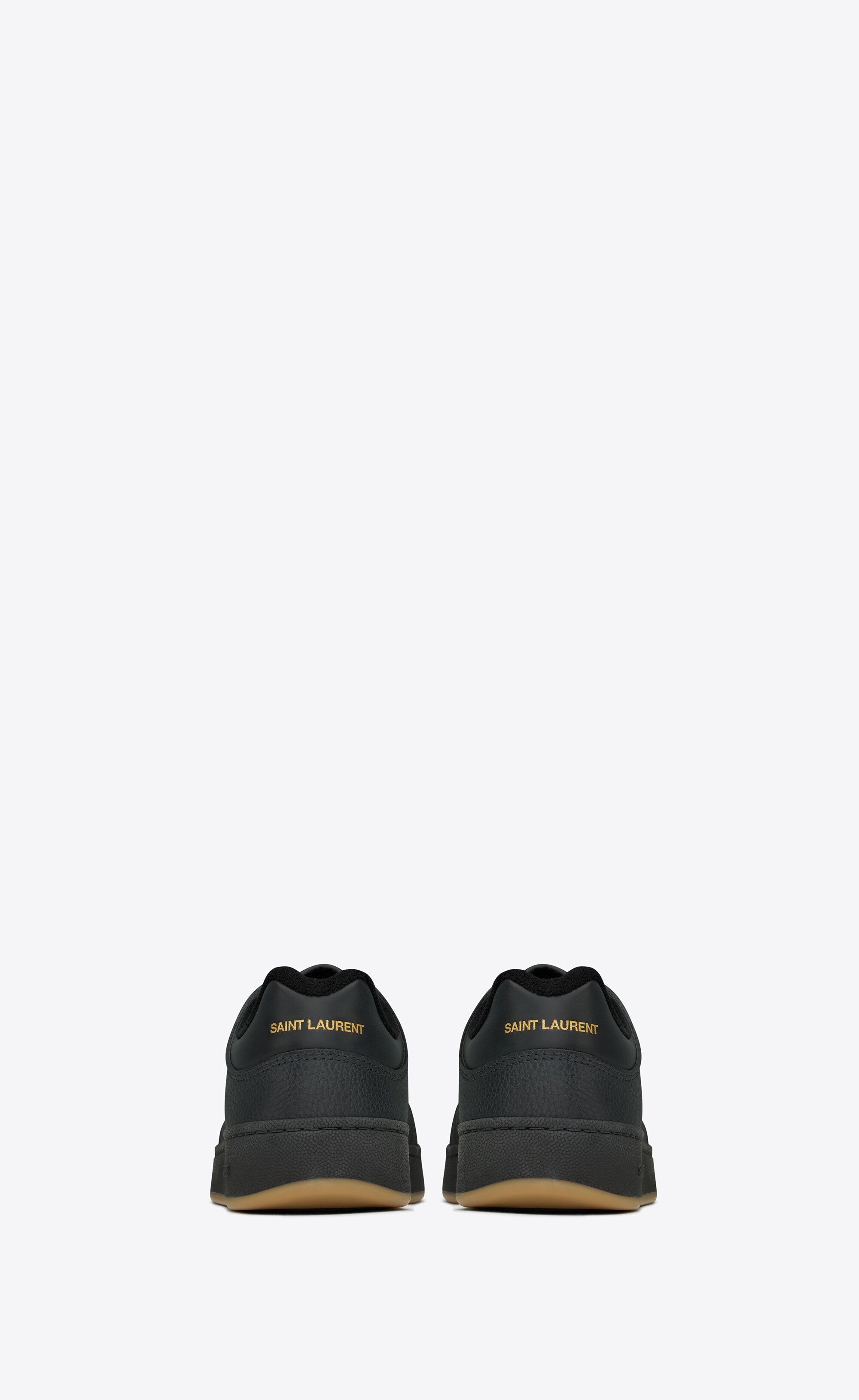 Saint Laurent Paris o1s1wg110126 713600 SL/61 Low Top Sneakers Leather in Noir Size US 10 / EU 43 - 3 Thumbnail