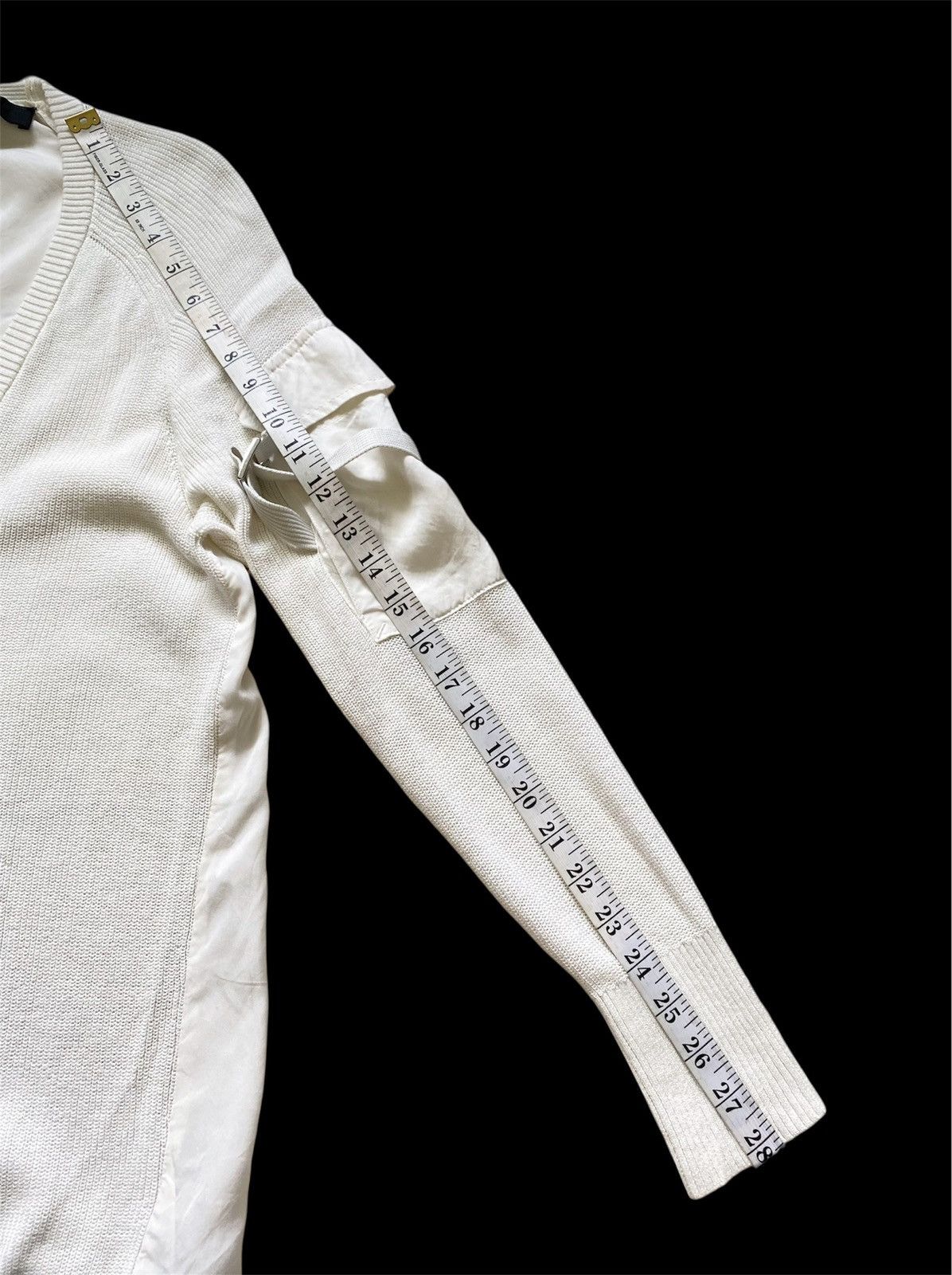 Diesel Diesel Avant-Garde Paneled Buckle Hybrid Cardigan - UNISEX Size S / US 4 / IT 40 - 9 Thumbnail