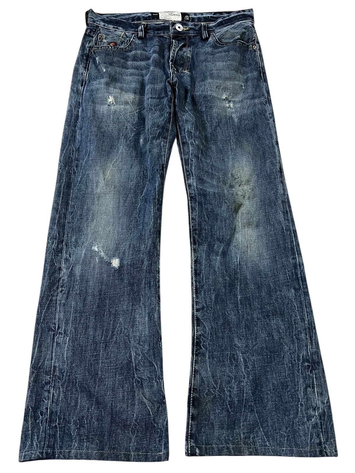 Energie × Jean 💥Flare💥Energie Distress Jean Size US 33 - 1 Thumbnail