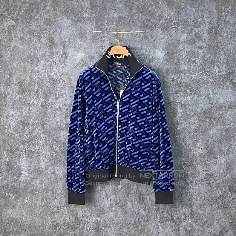 Versace Versace Maze series cotton jacket Size US XL / EU 56 / 4 - 1 Thumbnail