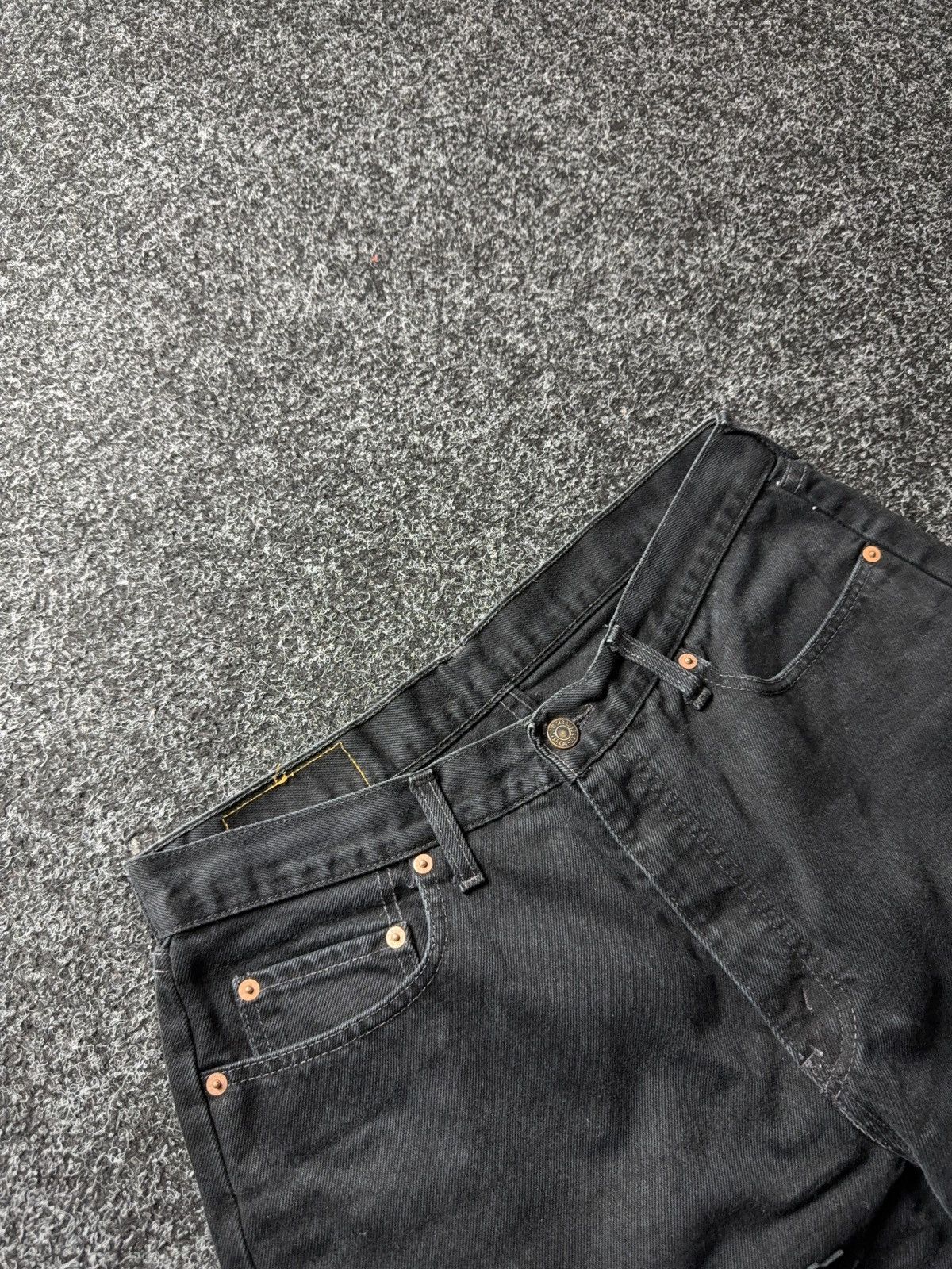 Vintage Vintage 90s Custom Chrome Hearts Style Cross Denim Jeans Size US 33 - 8 Thumbnail