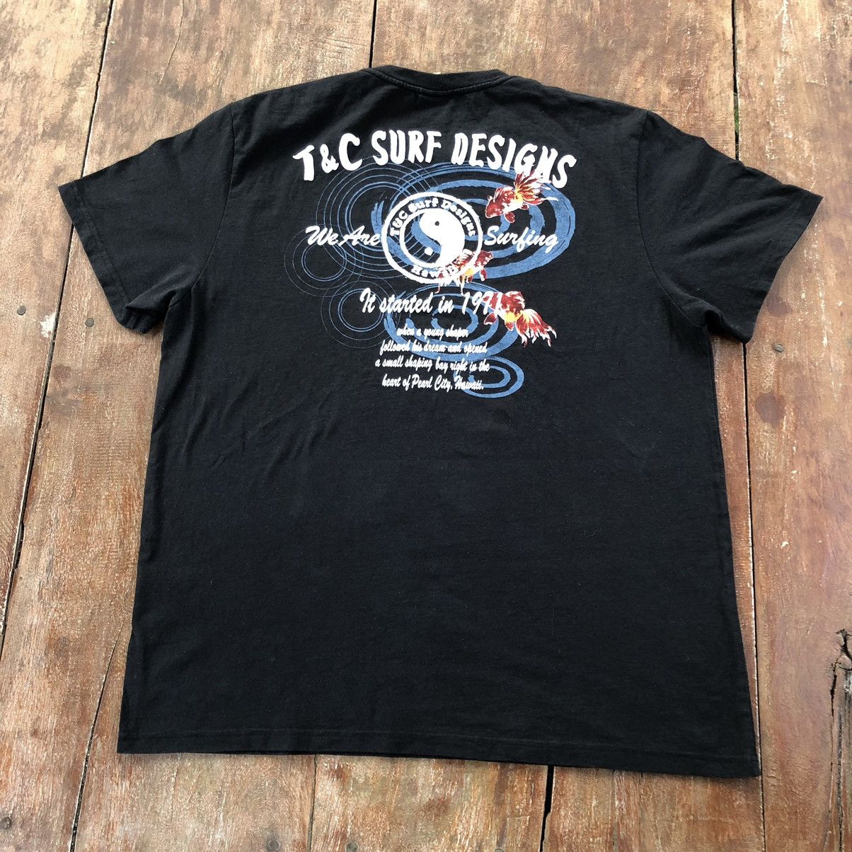 Vintage Vintage T&C Hawaii Surfing T Shirt Size US L / EU 52-54 / 3 - 2 Thumbnail