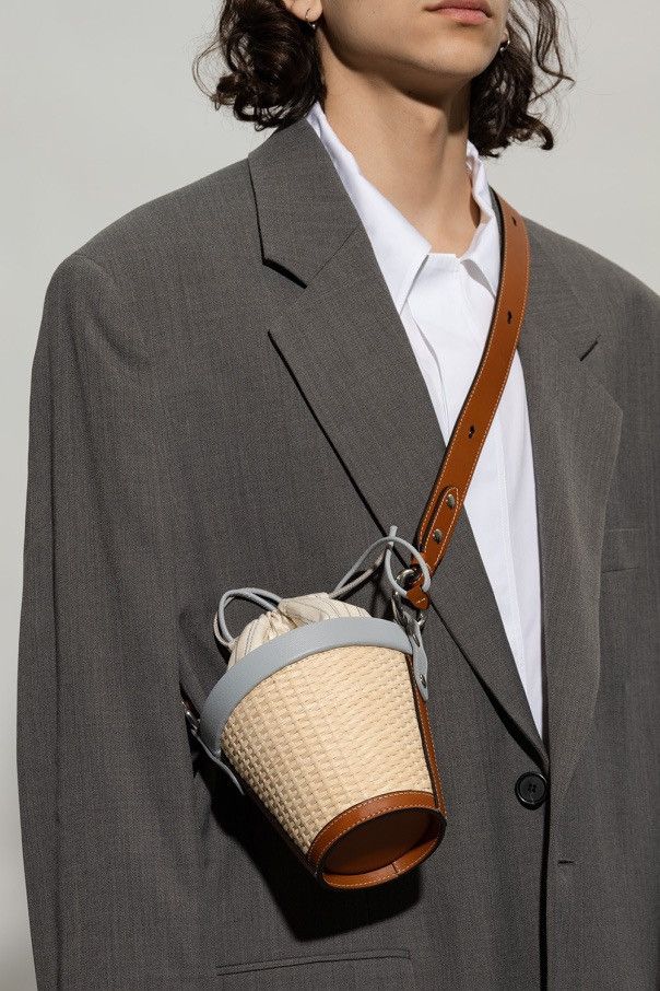 Maison Margiela Margiela rattan bucket crossbody bag Size ONE SIZE - 4 Thumbnail